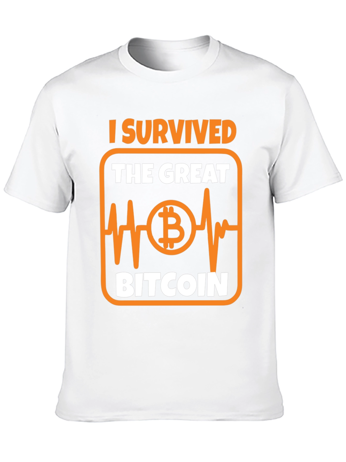 Bitcoin T-Shirt: I Survived The Great Bitcoin