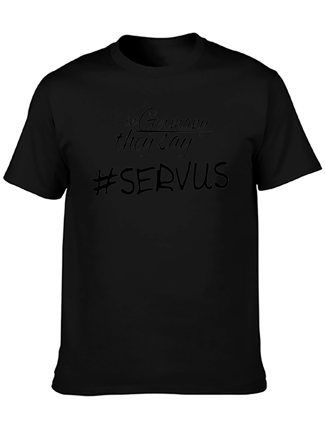Germany Servus T-Shirt - Black