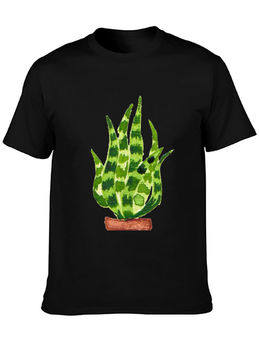 Aloe Vera Plant Graphic T-Shirt