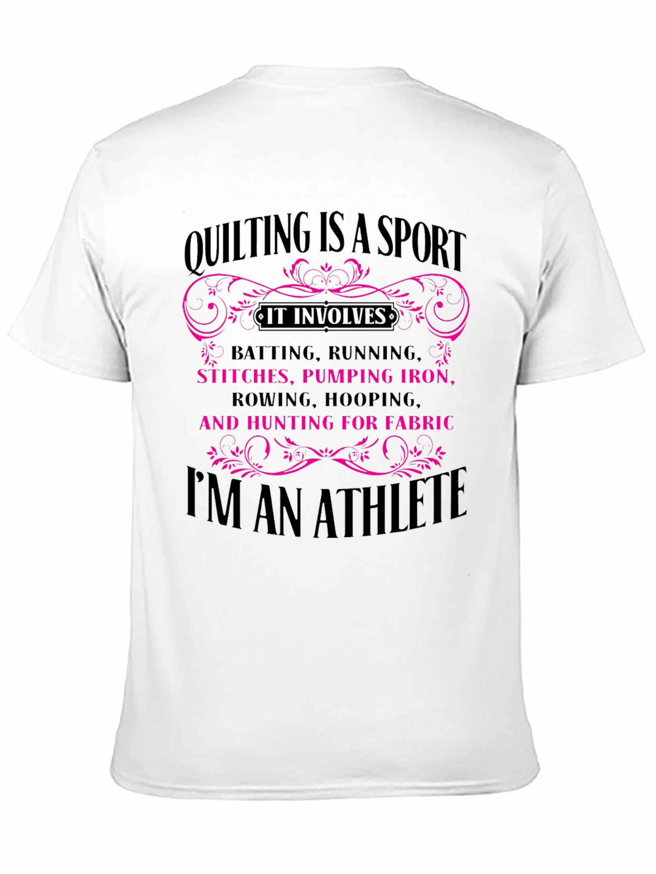 Quilting Is A Sport Graphic Tee