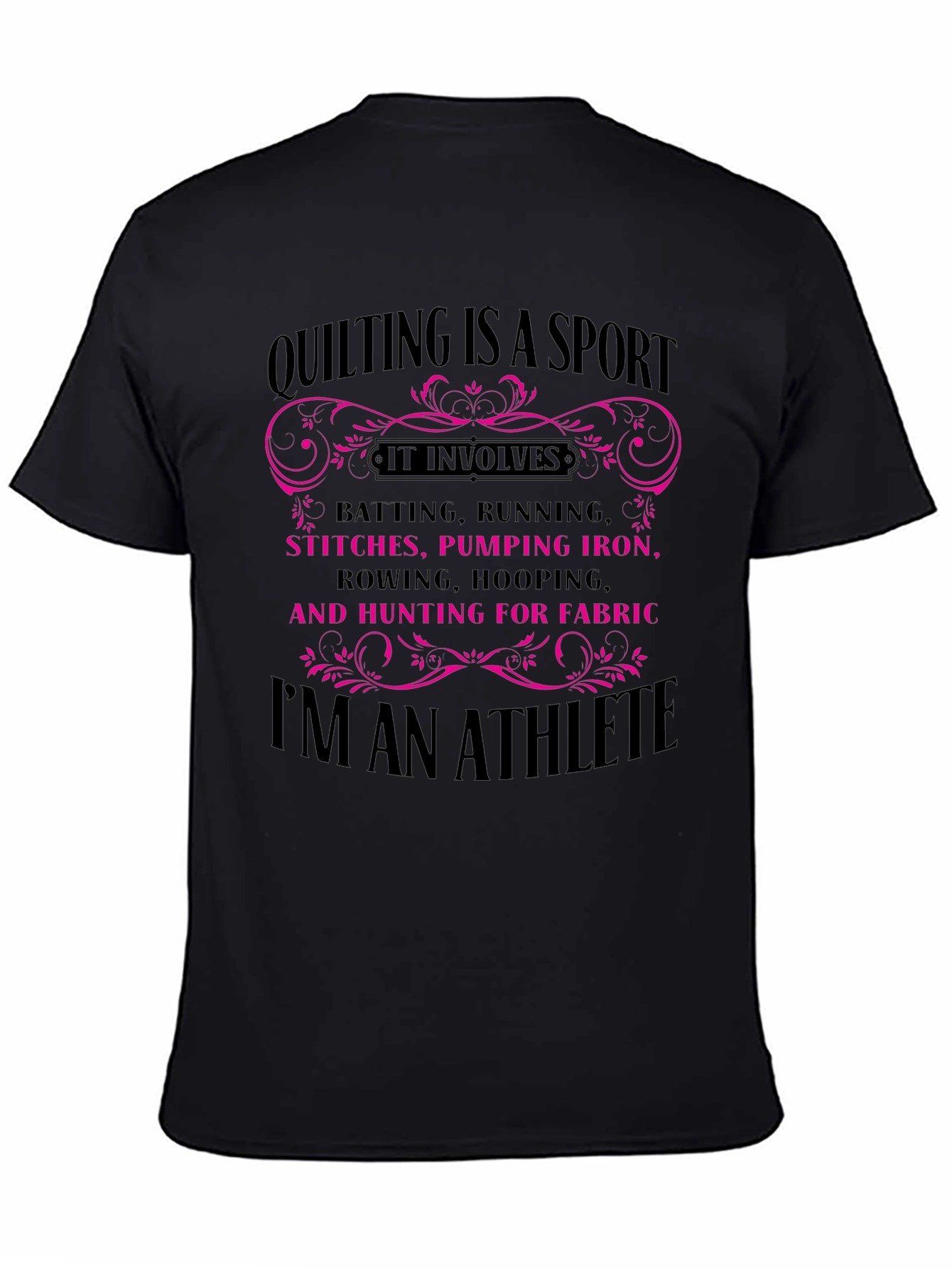 Quilting Is A Sport Graphic Tee