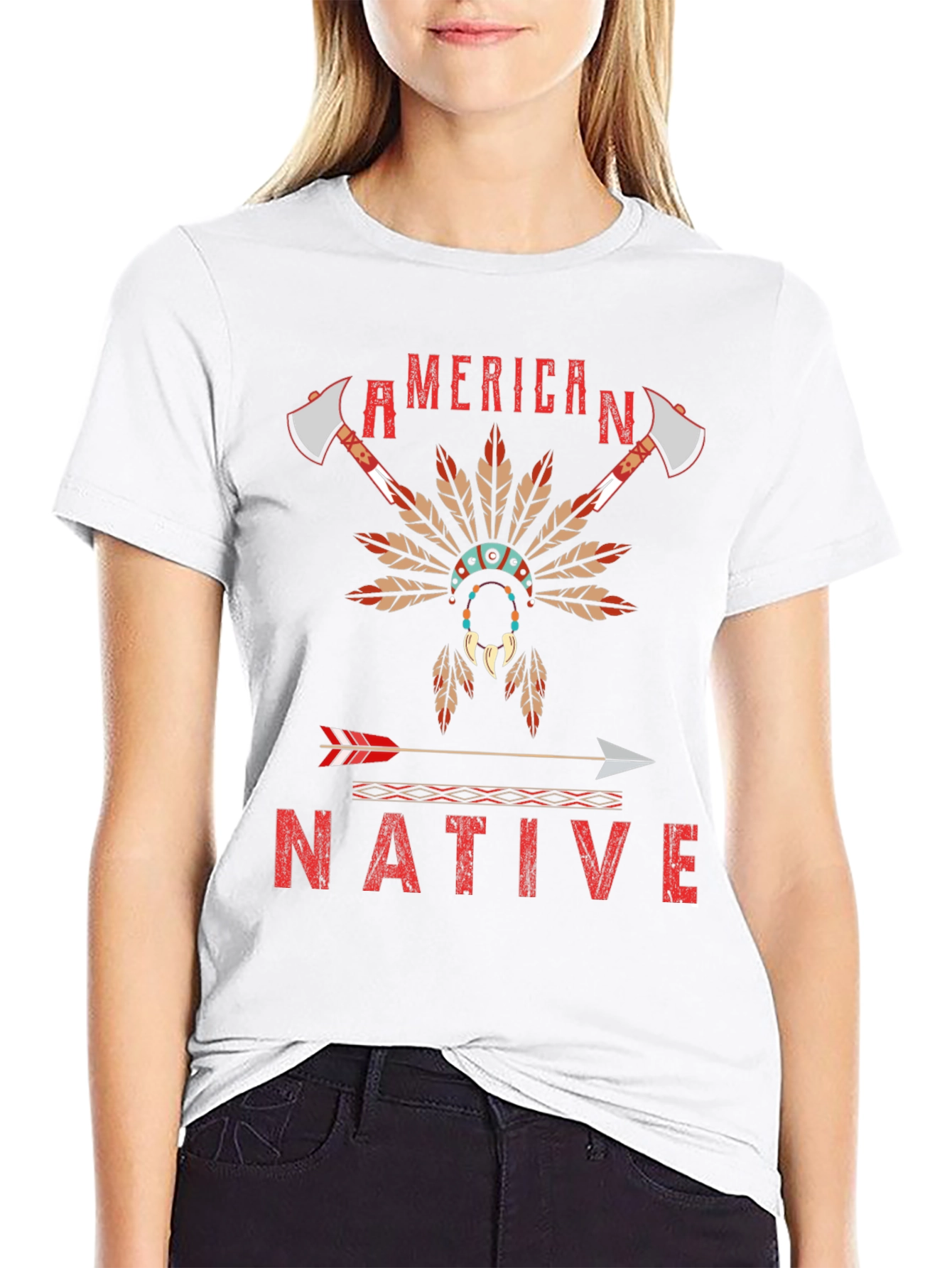 American Native Graphic T-Shirt