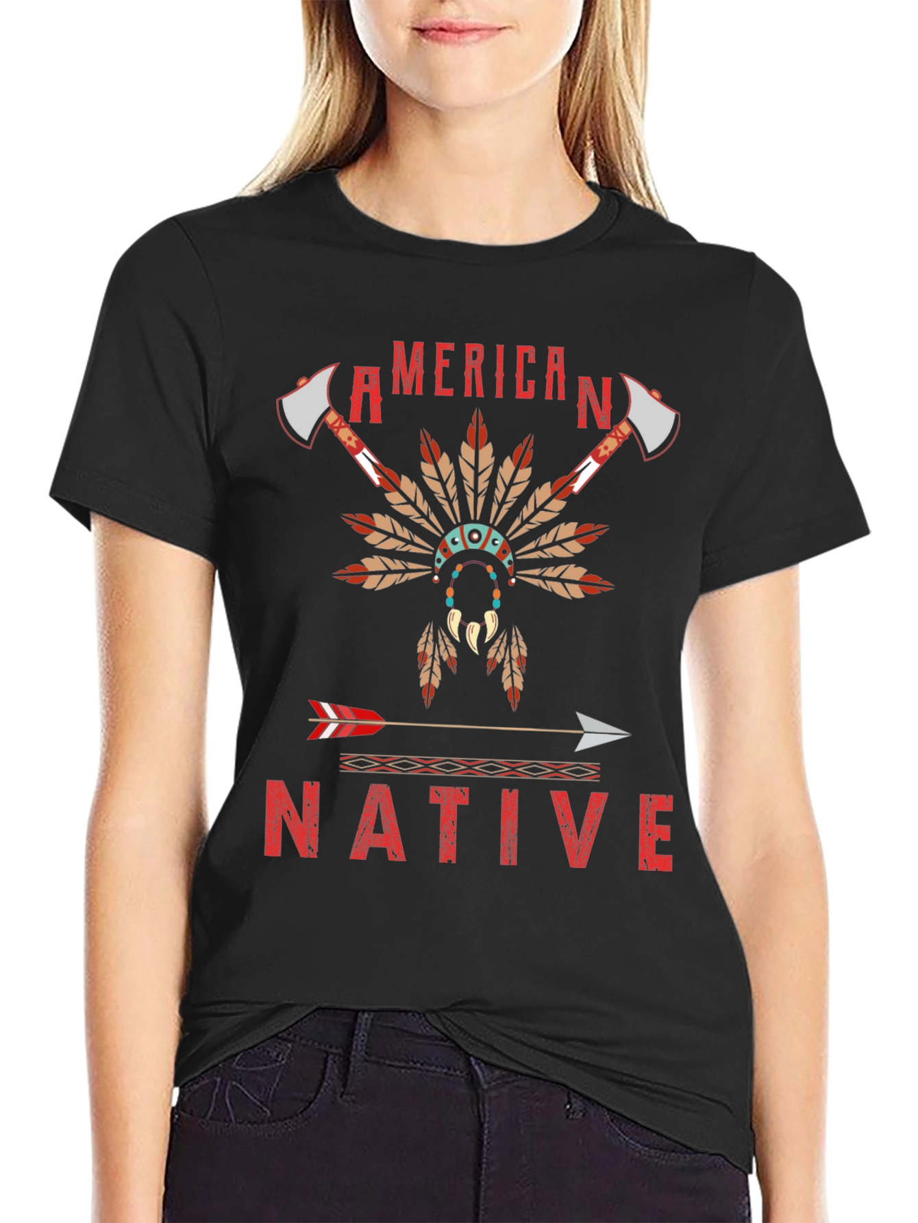 American Native Graphic T-Shirt