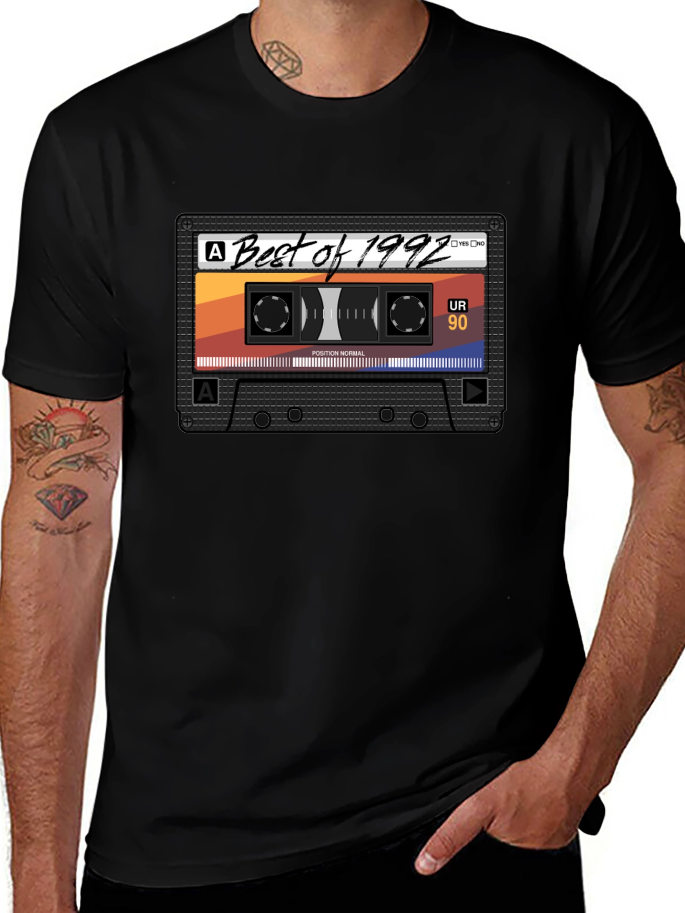 Retro Best of 1992 Cassette Tape Graphic Tee