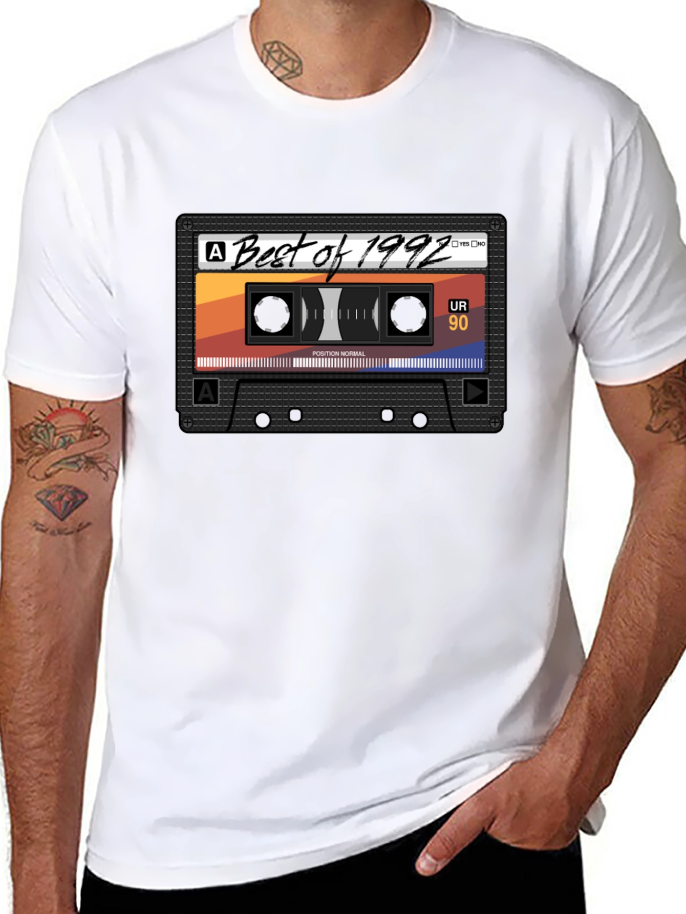 Retro Best of 1992 Cassette Tape Graphic Tee