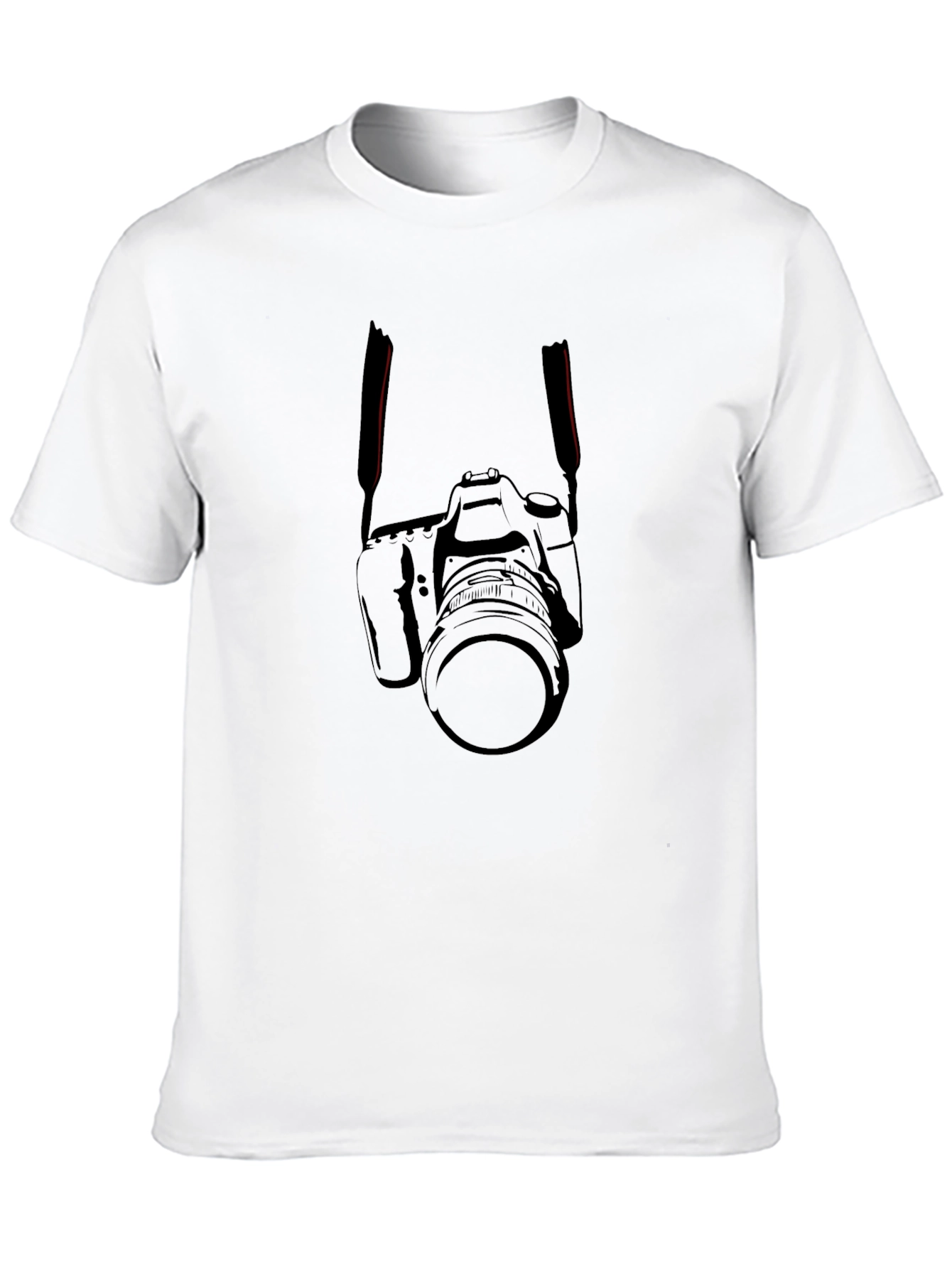 Camera Graphic Tee - Photographer Style Shirt