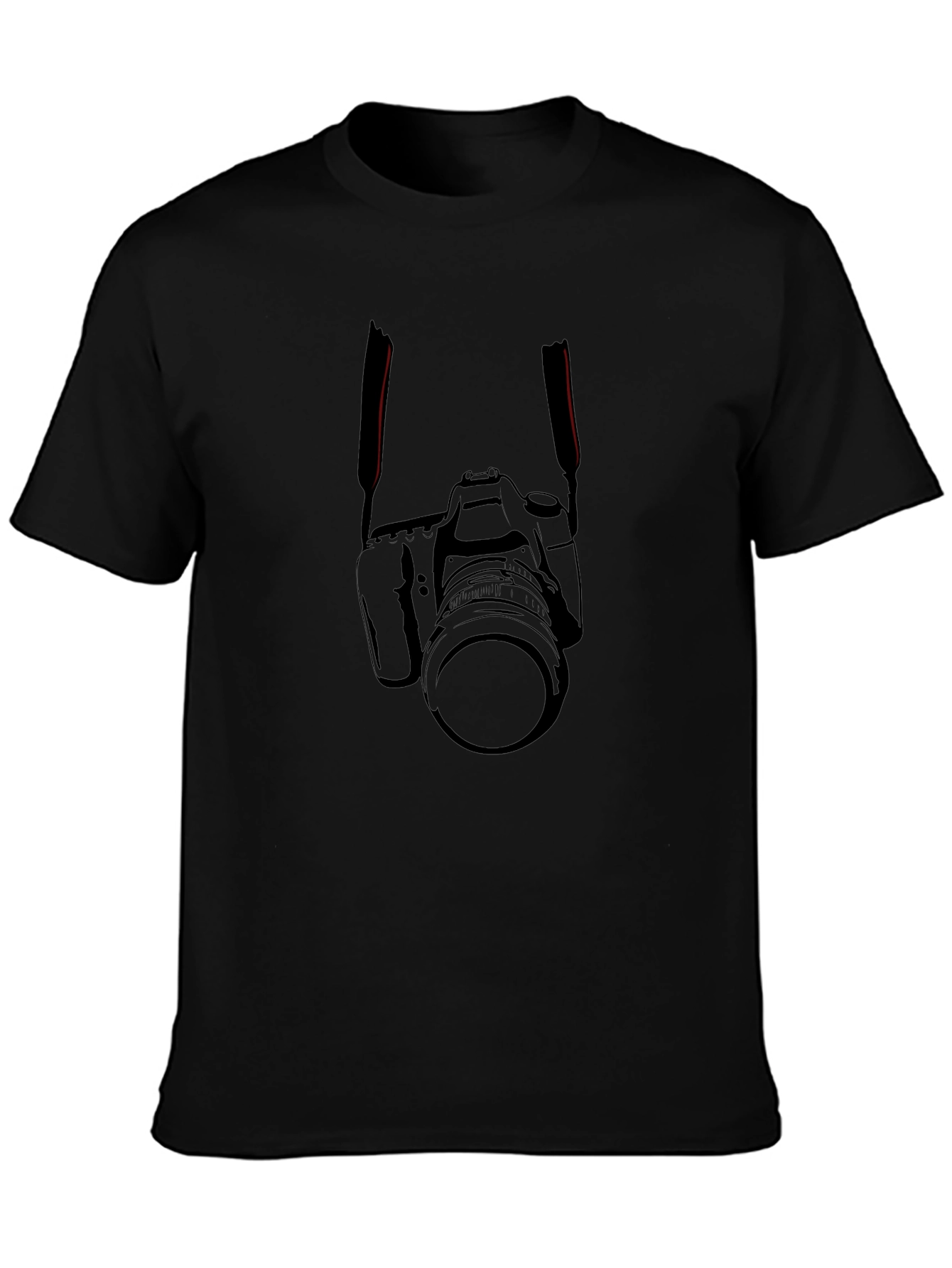 Camera Graphic Tee - Photographer Style Shirt