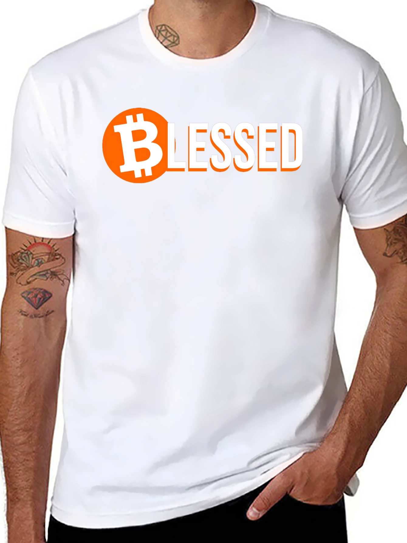 Bitcoin Blessed T-Shirt - Crypto Inspired Graphic Tee