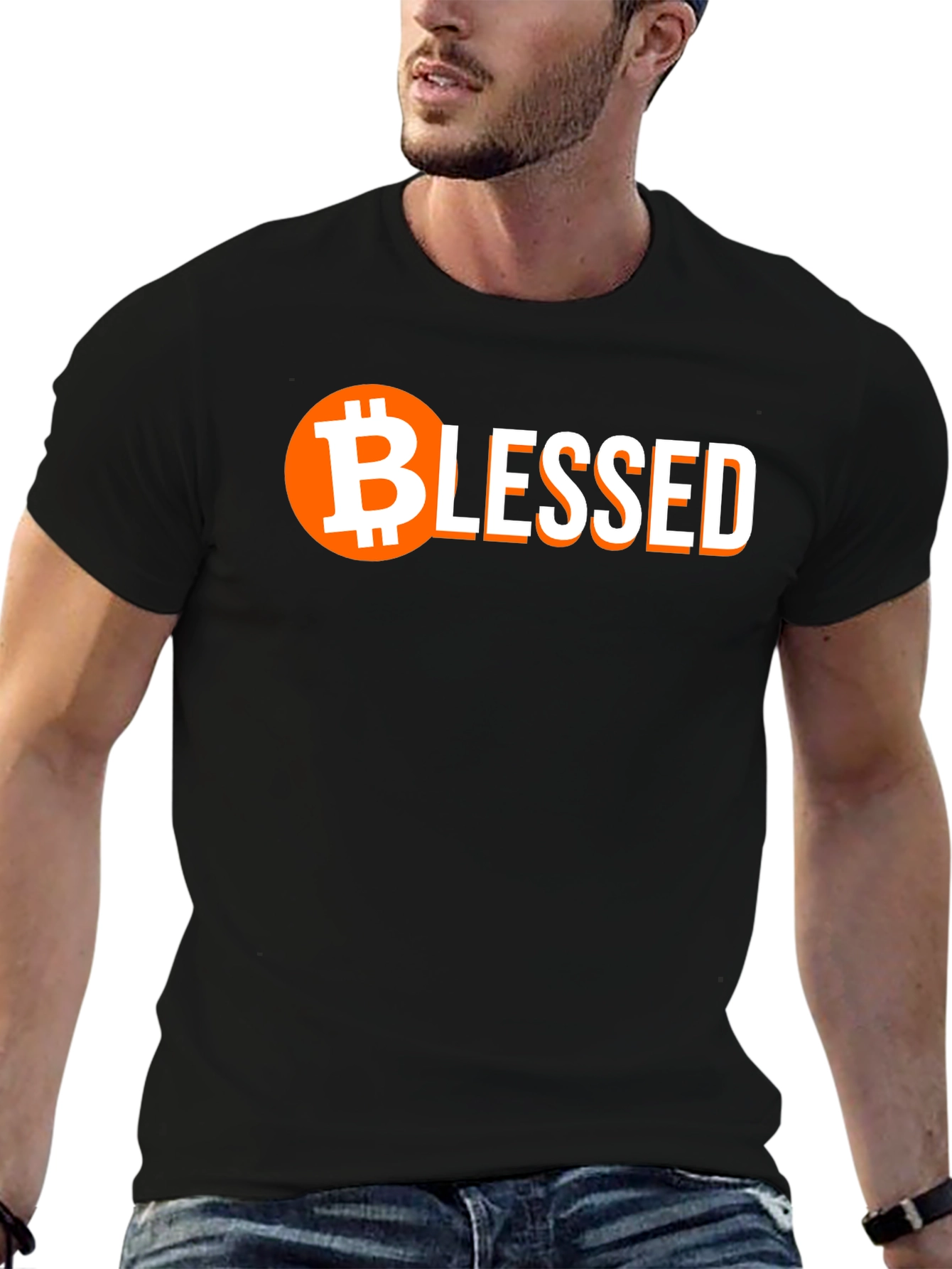 Bitcoin Blessed T-Shirt - Crypto Inspired Graphic Tee