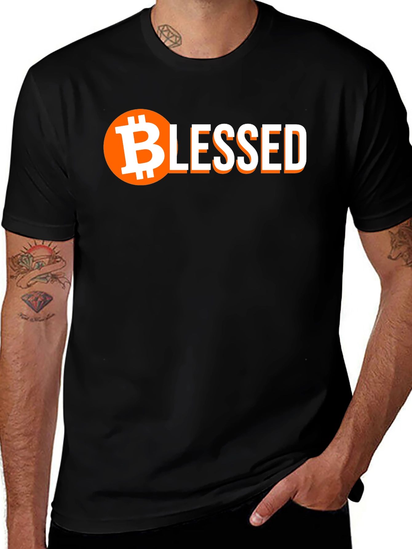 Bitcoin Blessed T-Shirt - Crypto Inspired Graphic Tee