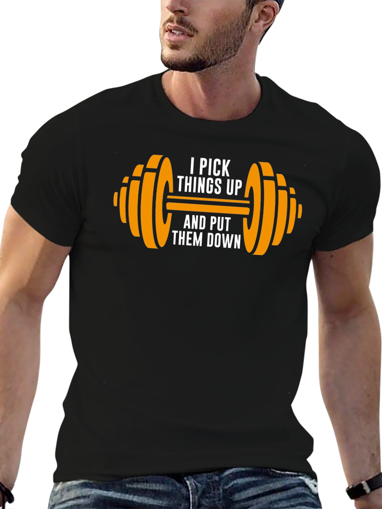 Weightlifting T-Shirt - I Pick Things Up