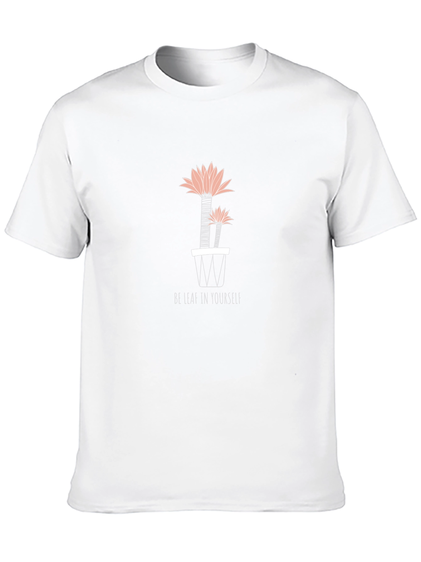Be Leaf In Yourself Graphic T-Shirt - Black