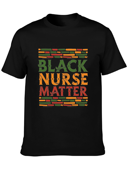 Black Nurse Matter Graphic T-Shirt