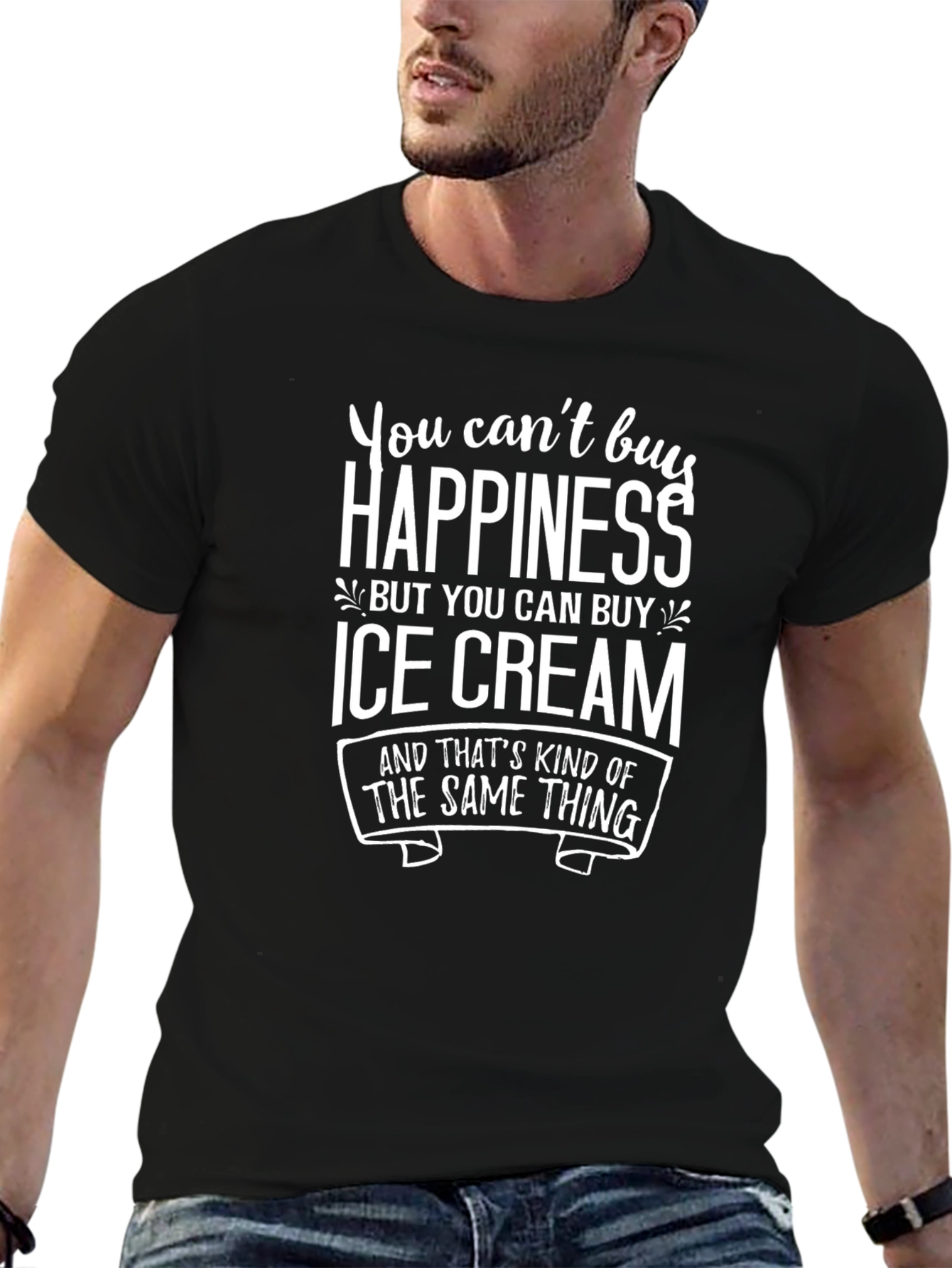 Happiness Ice Cream Graphic Tee