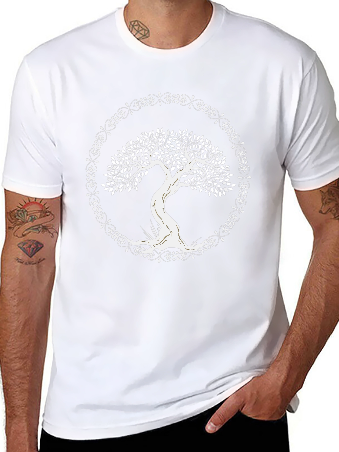 Tree of Life Graphic Tee - Black Unisex T-Shirt