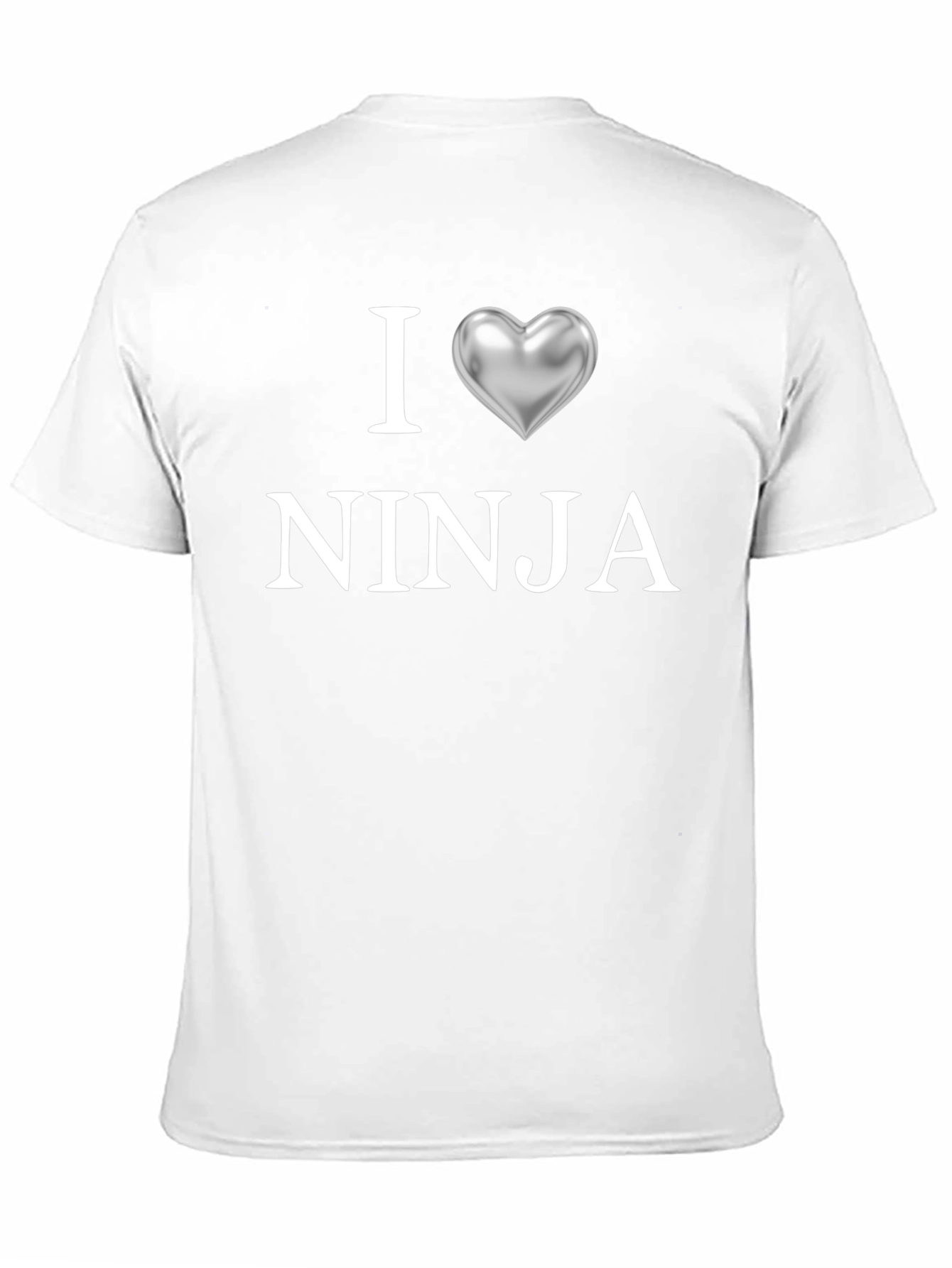 I Heart Ninja Graphic T-Shirt - Black