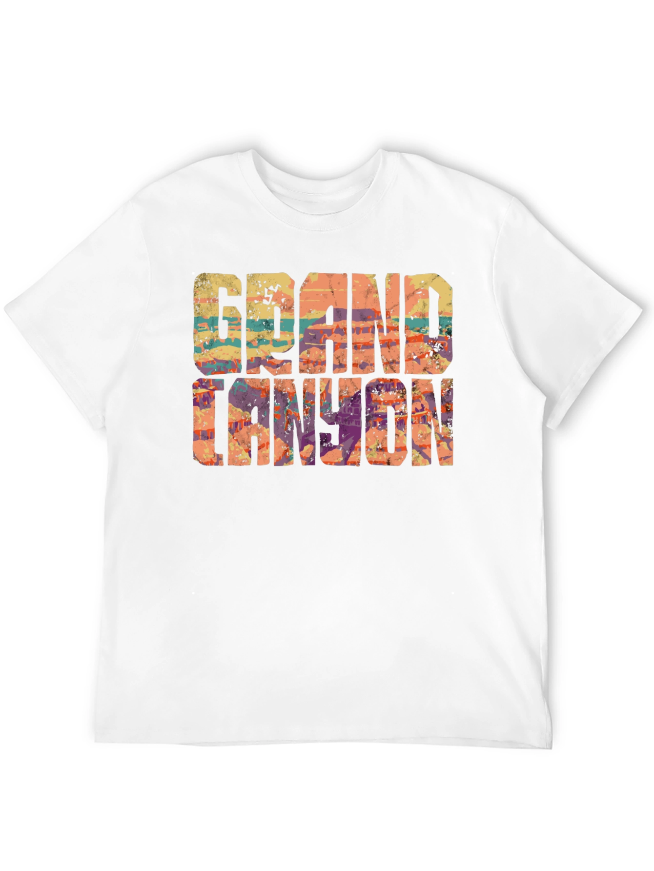 Grand Canyon Graphic T-Shirt - Black Crew Neck Tee