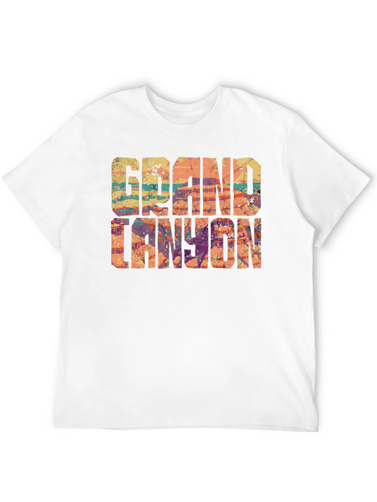 Grand Canyon Graphic T-Shirt - Black Crew Neck Tee