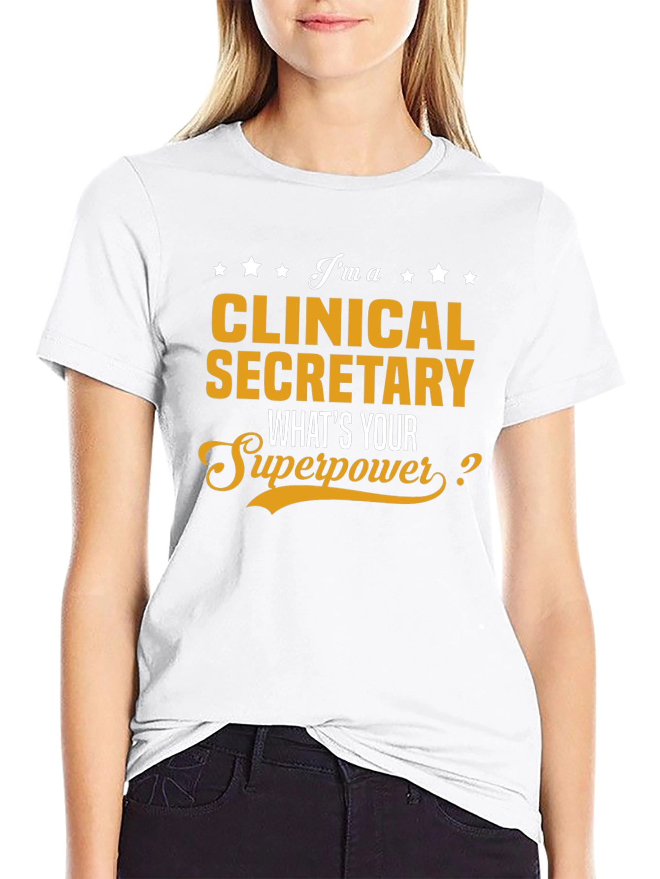 Clinical Secretary Superpower T-Shirt