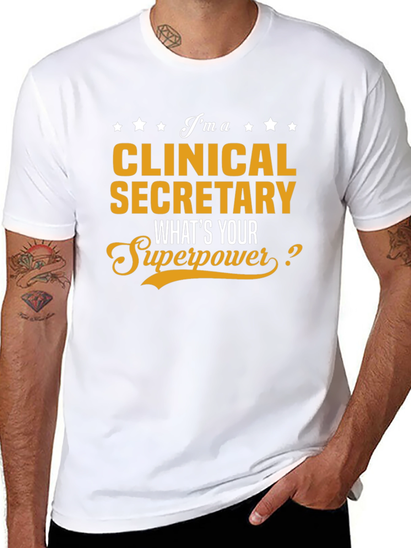 Clinical Secretary Superpower T-Shirt