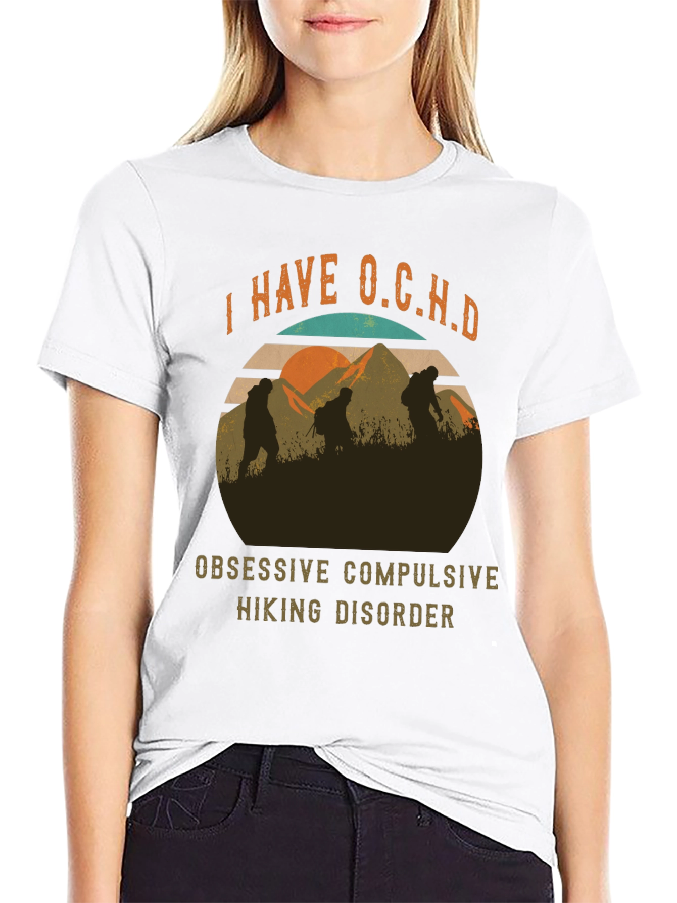 O.C.H.D Hiking T-Shirt - Obsessive Hiking Disorder Tee
