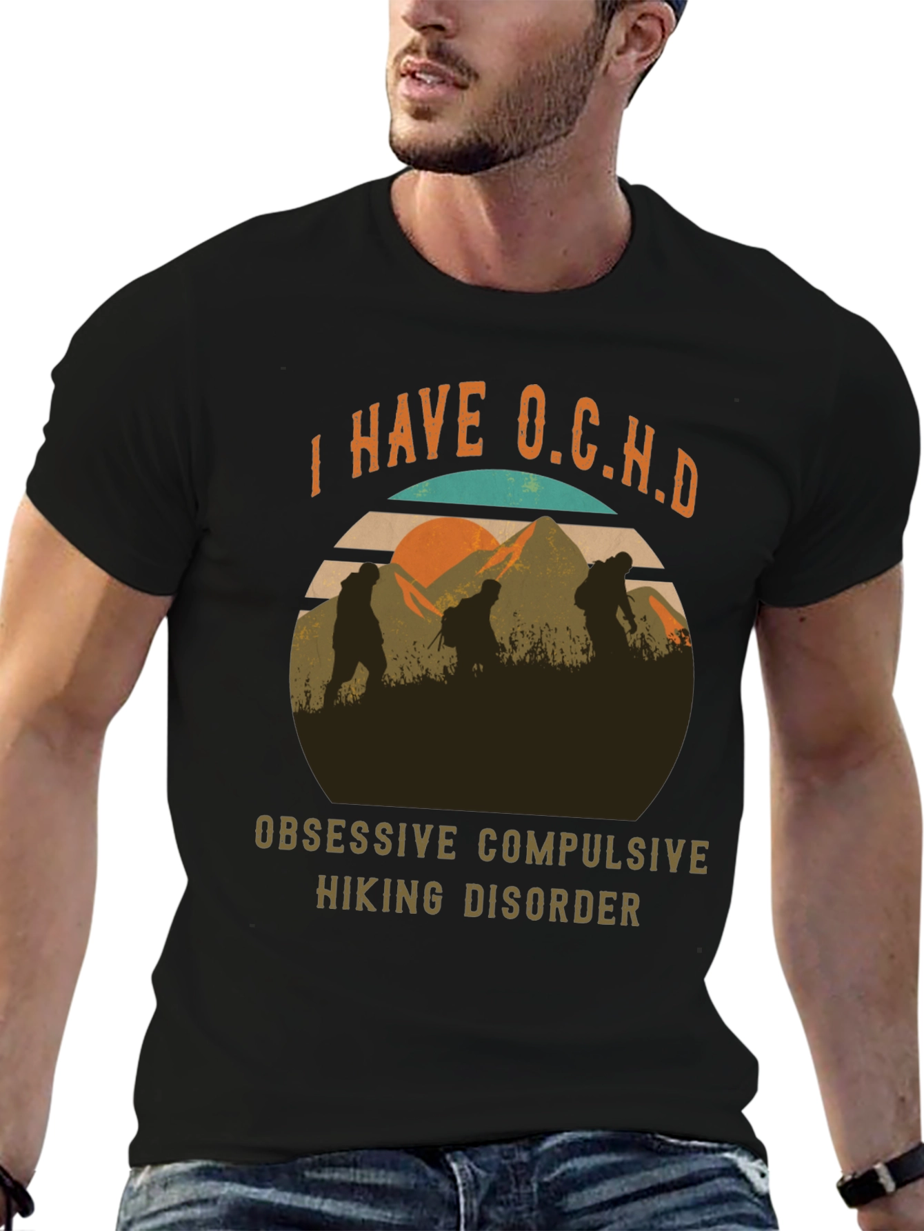 O.C.H.D Hiking T-Shirt - Obsessive Hiking Disorder Tee