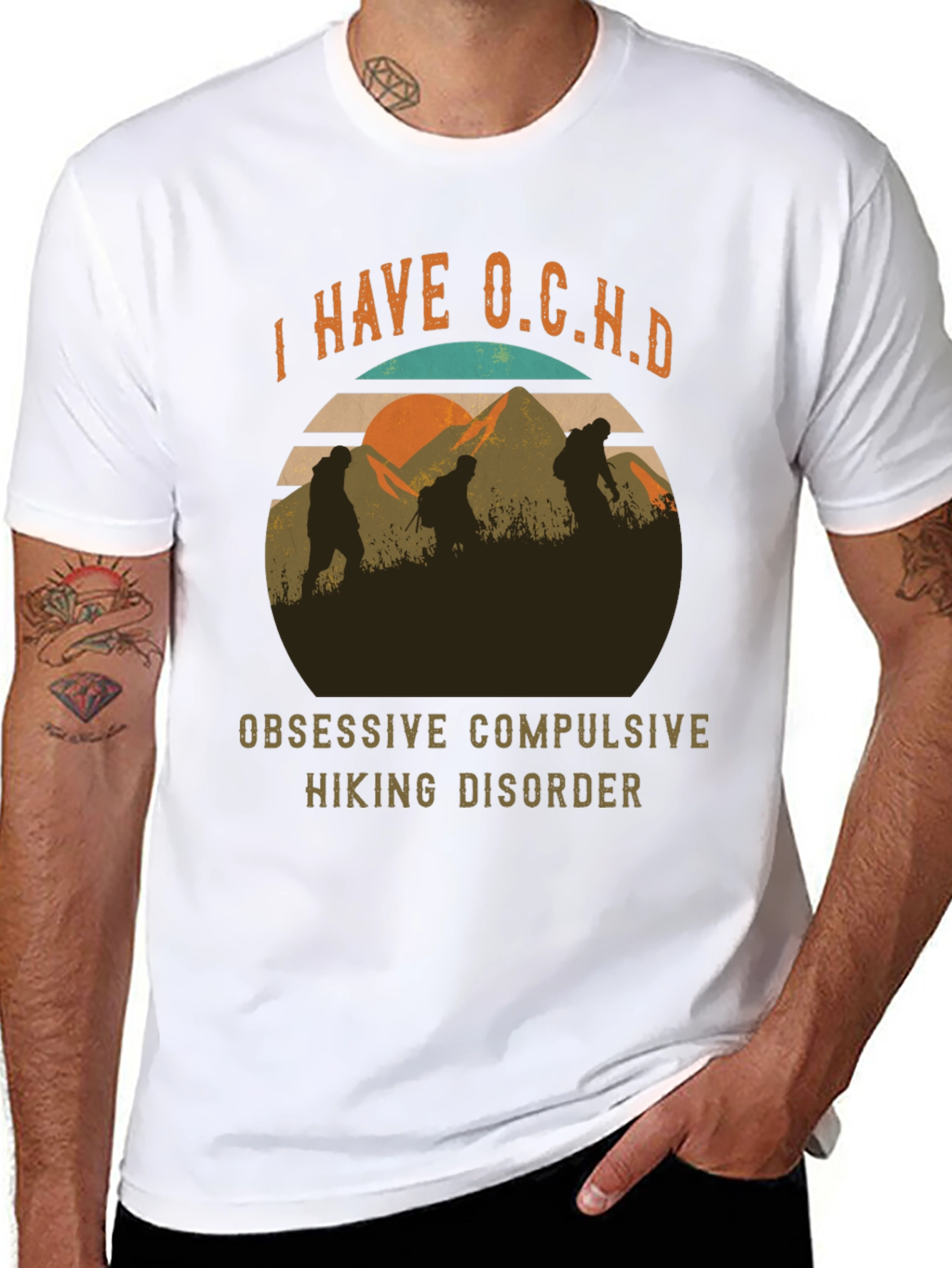 O.C.H.D Hiking T-Shirt - Obsessive Hiking Disorder Tee