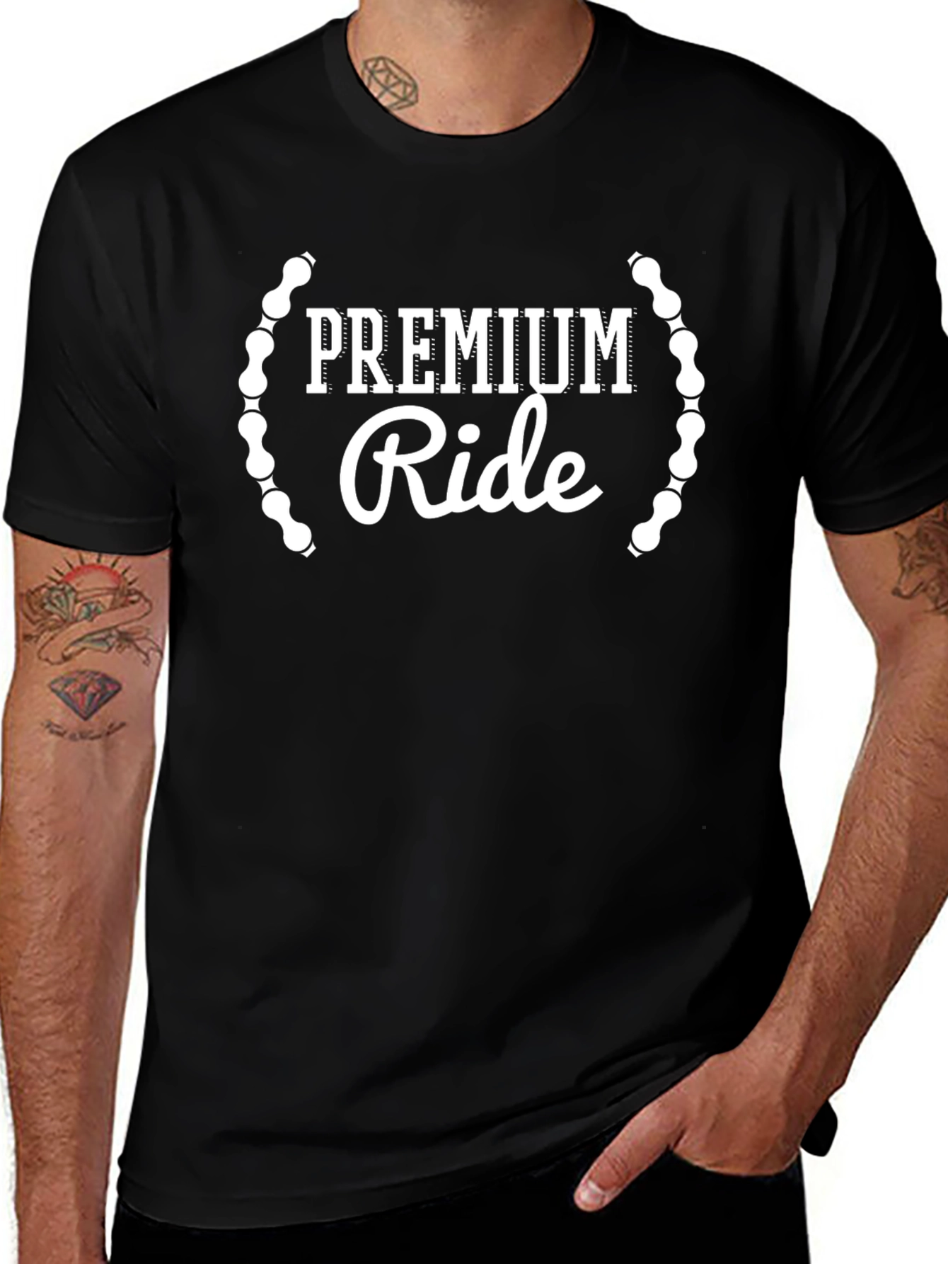 Premium Ride Black T-Shirt