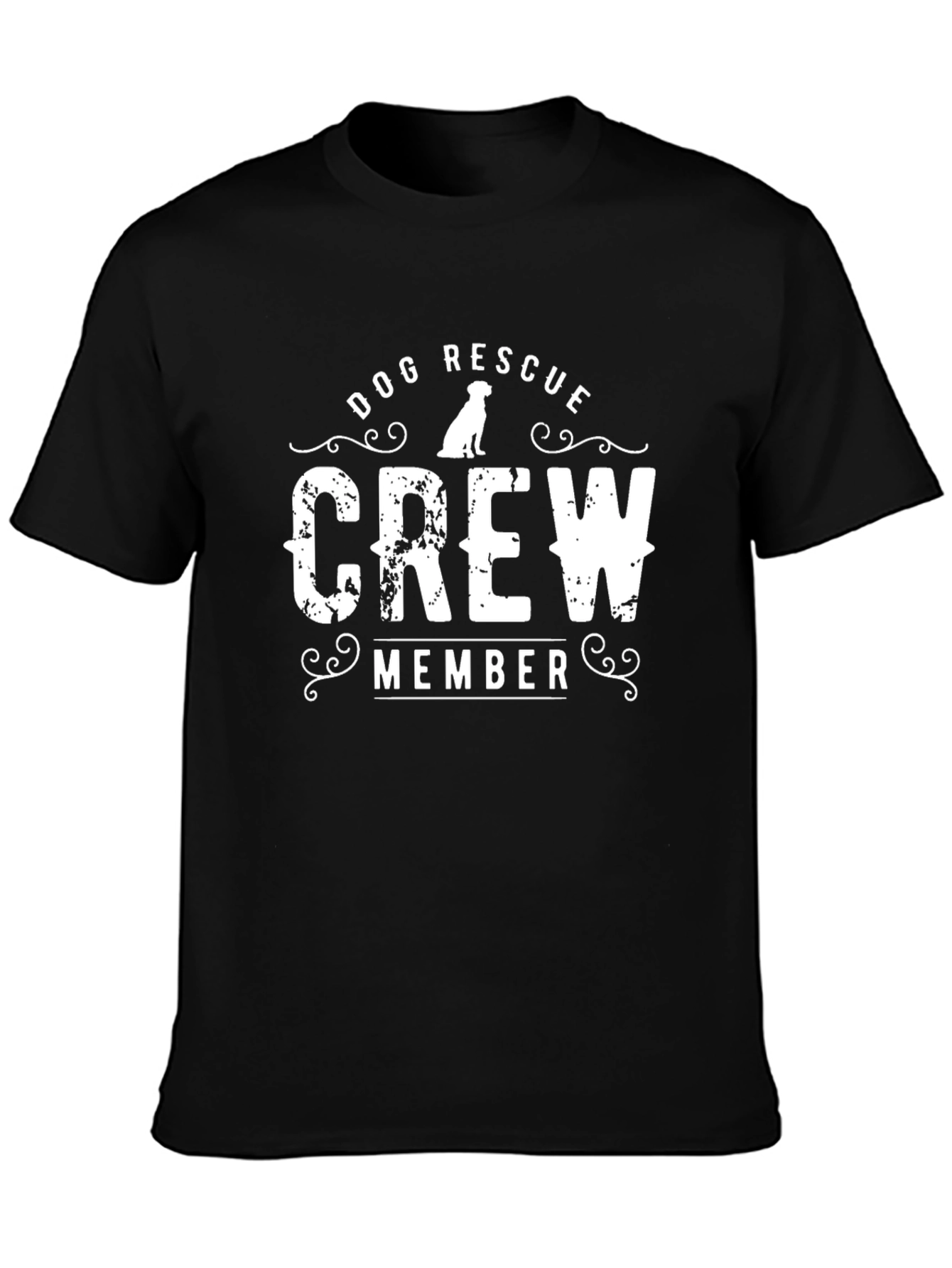 Dog Rescue Crew Member Graphic Tee