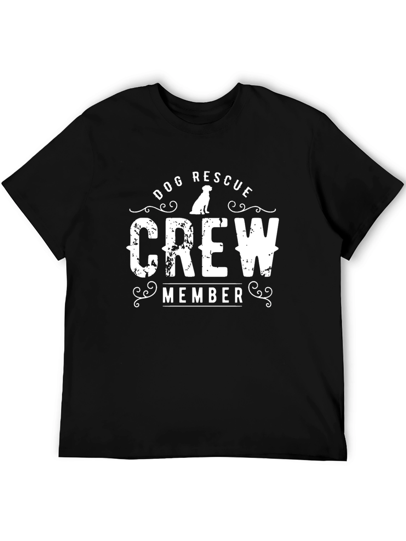 Dog Rescue Crew Member Graphic Tee