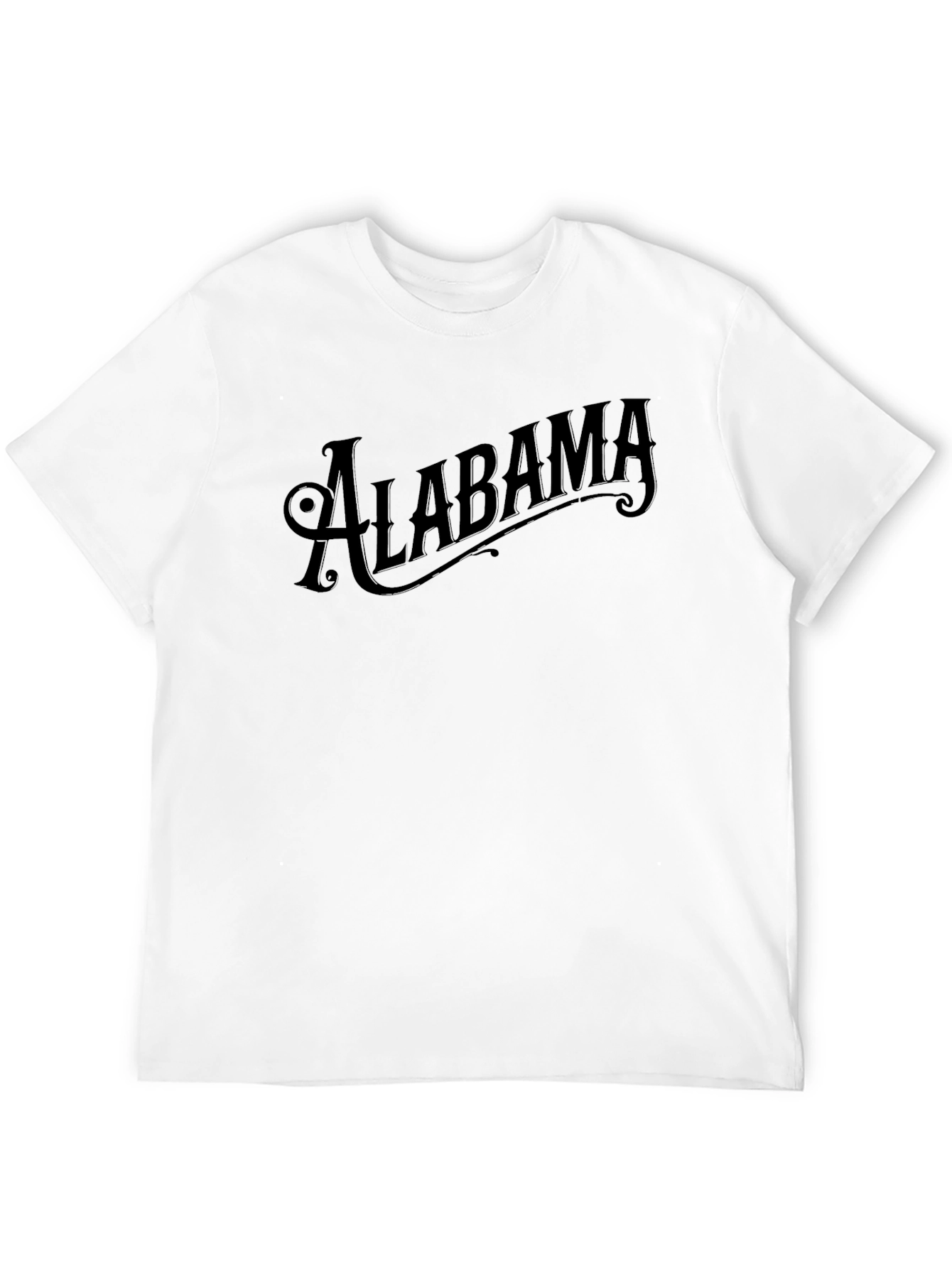 Alabama Graphic Tee - Classic Black Cotton T-Shirt