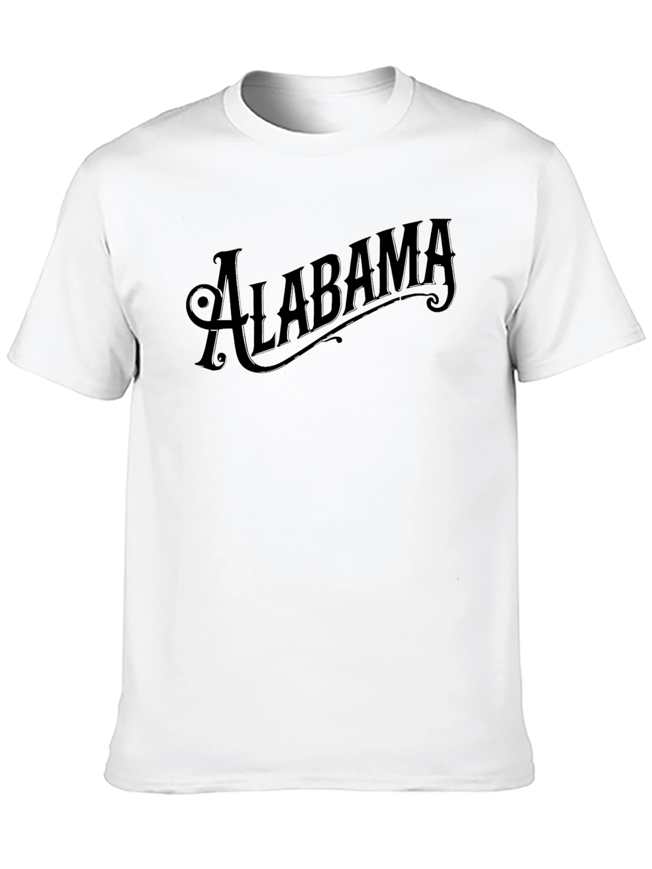 Alabama Graphic Tee - Classic Black Cotton T-Shirt