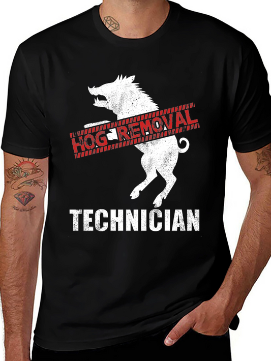 Hog Removal Technician Graphic T-Shirt