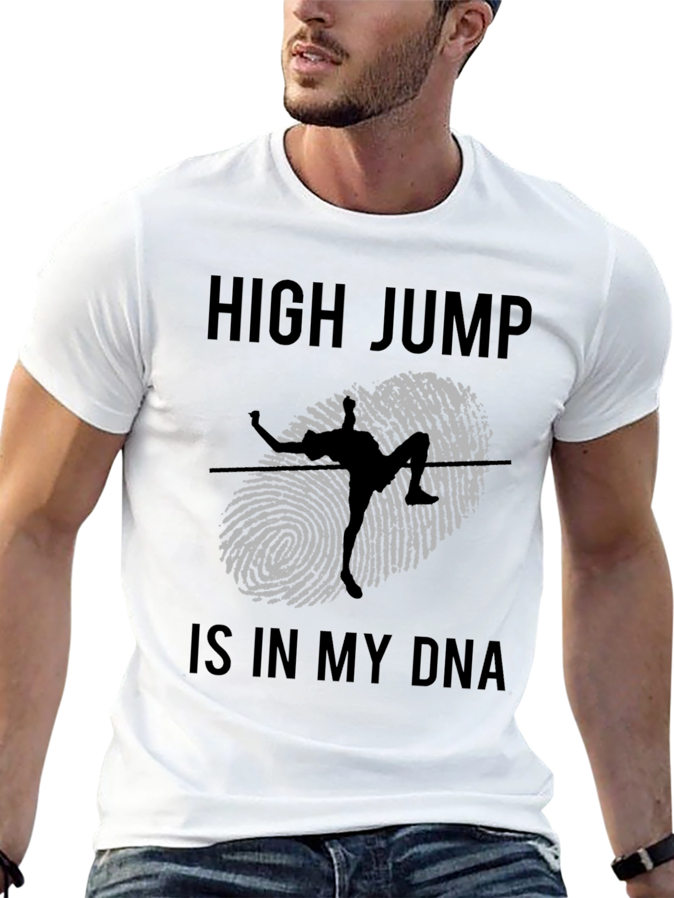 High Jump DNA Graphic Tee - Athlete T-Shirt