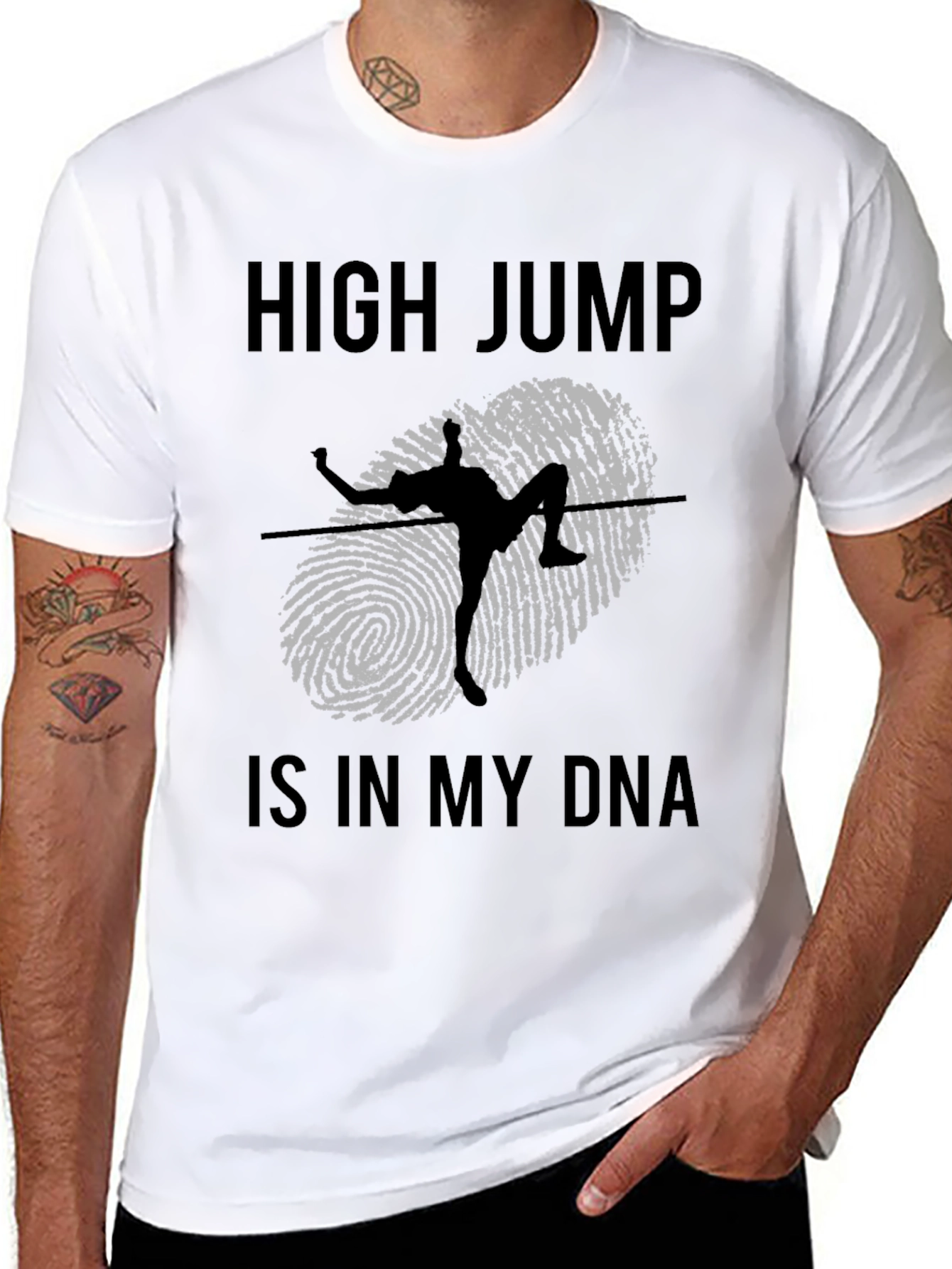 High Jump DNA Graphic Tee - Athlete T-Shirt