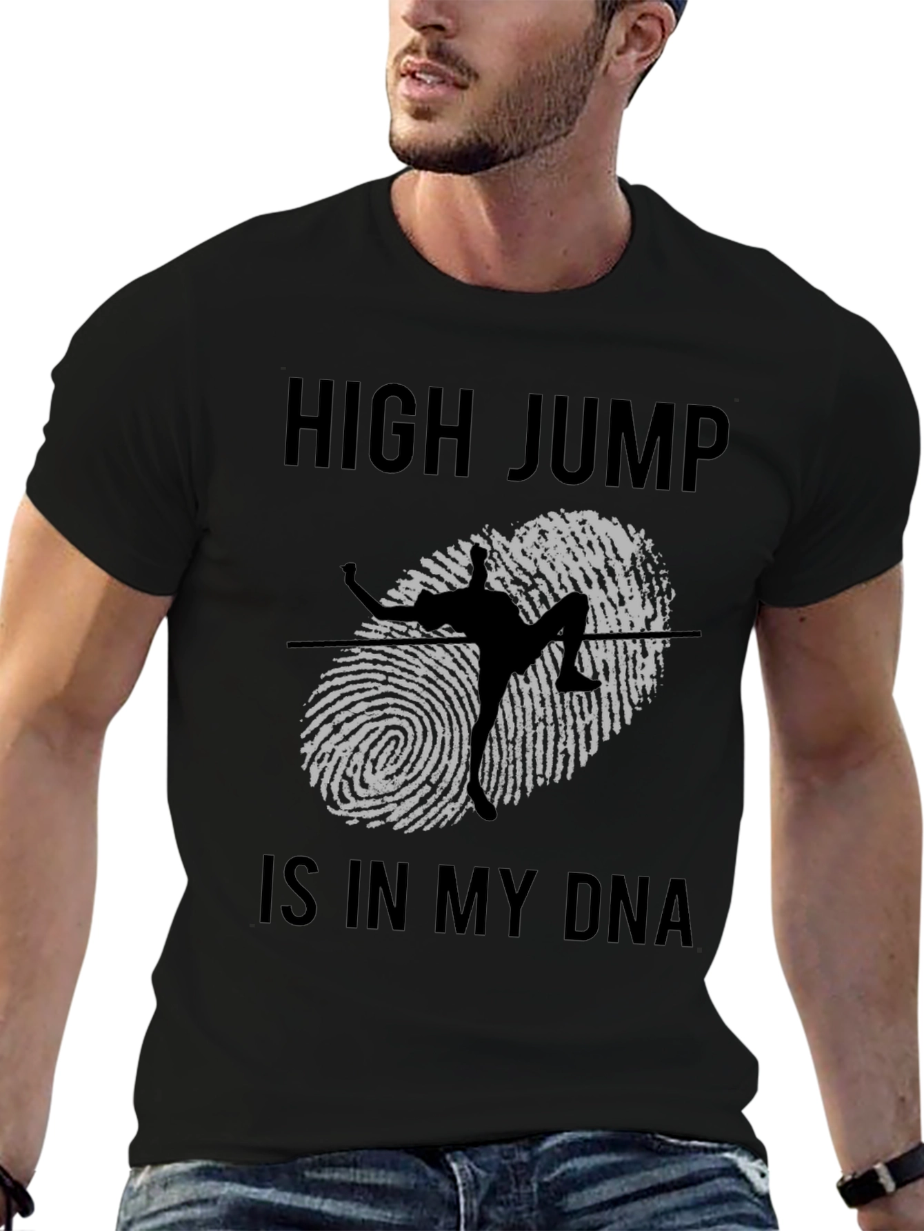 High Jump DNA Graphic Tee - Athlete T-Shirt