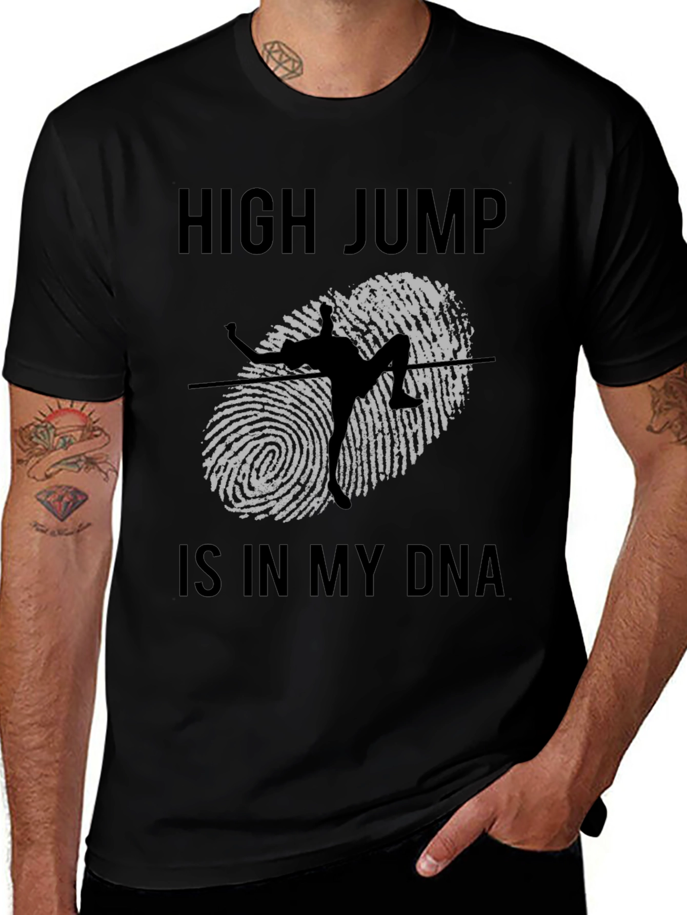 High Jump DNA Graphic Tee - Athlete T-Shirt
