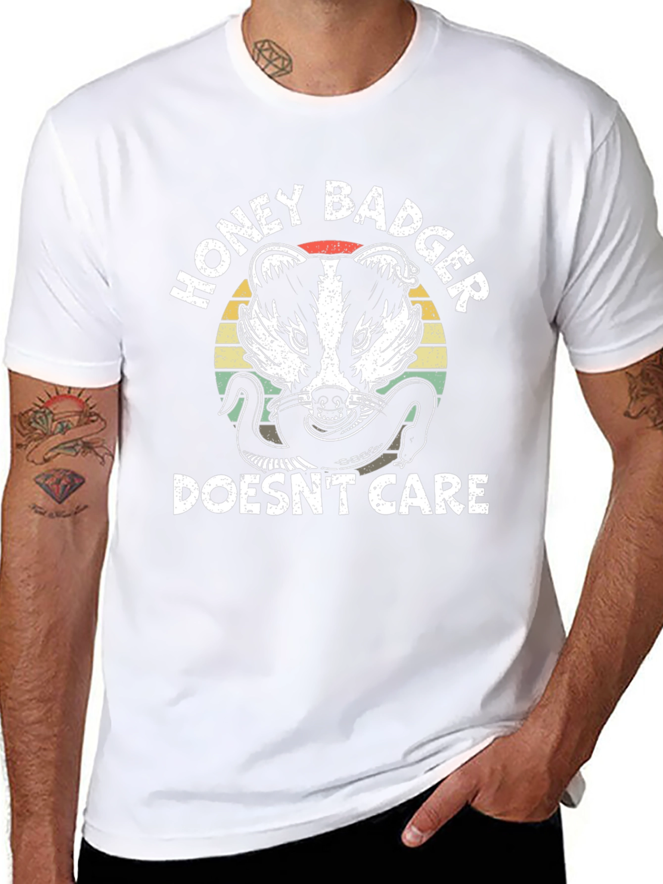 Honey Badger Doesnt Care T-Shirt