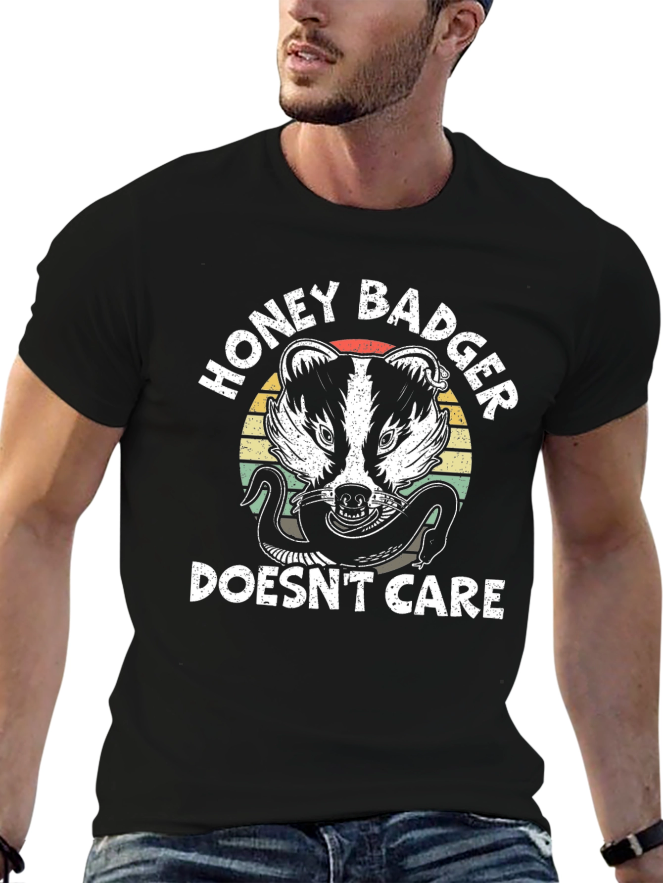 Honey Badger Doesnt Care T-Shirt