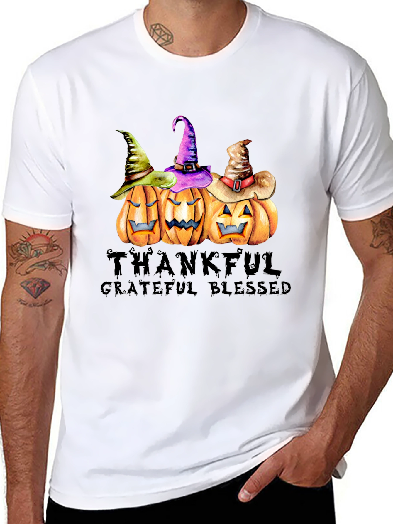 Thanksgiving Pumpkin Patch Graphic T-Shirt