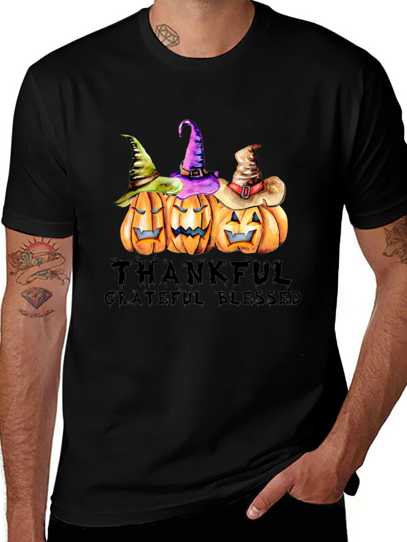 Thanksgiving Pumpkin Patch Graphic T-Shirt