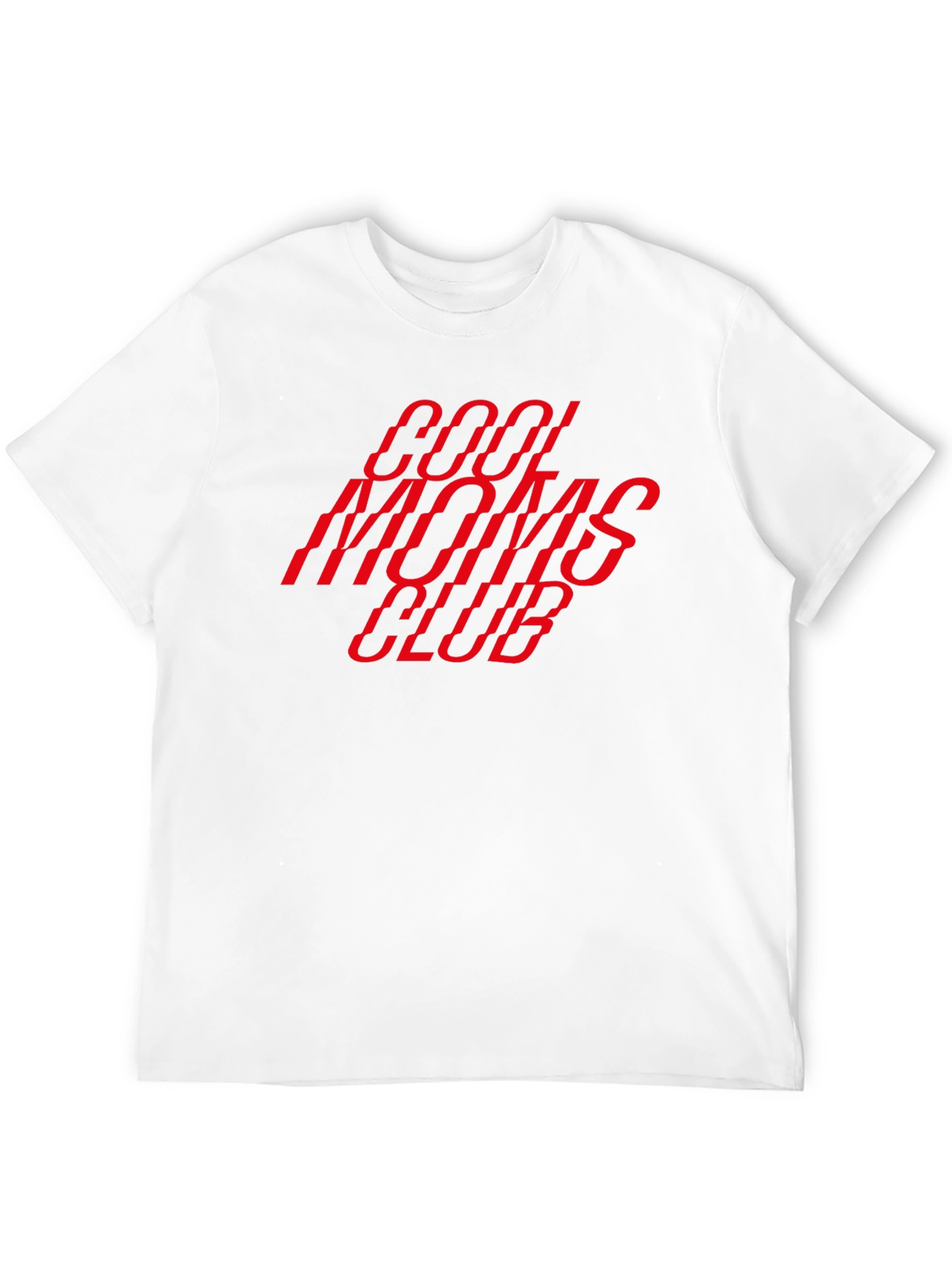 Cool Moms Club Graphic Tee - Trendy Black T-Shirt