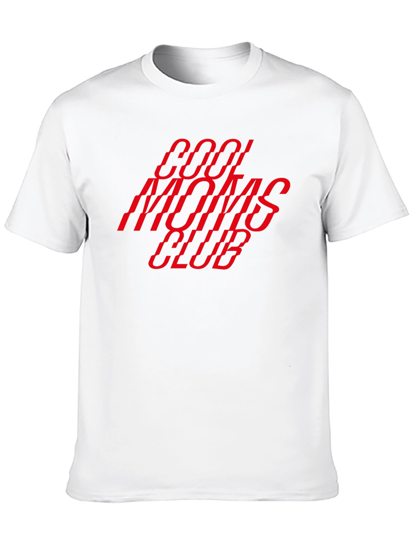 Cool Moms Club Graphic Tee - Trendy Black T-Shirt