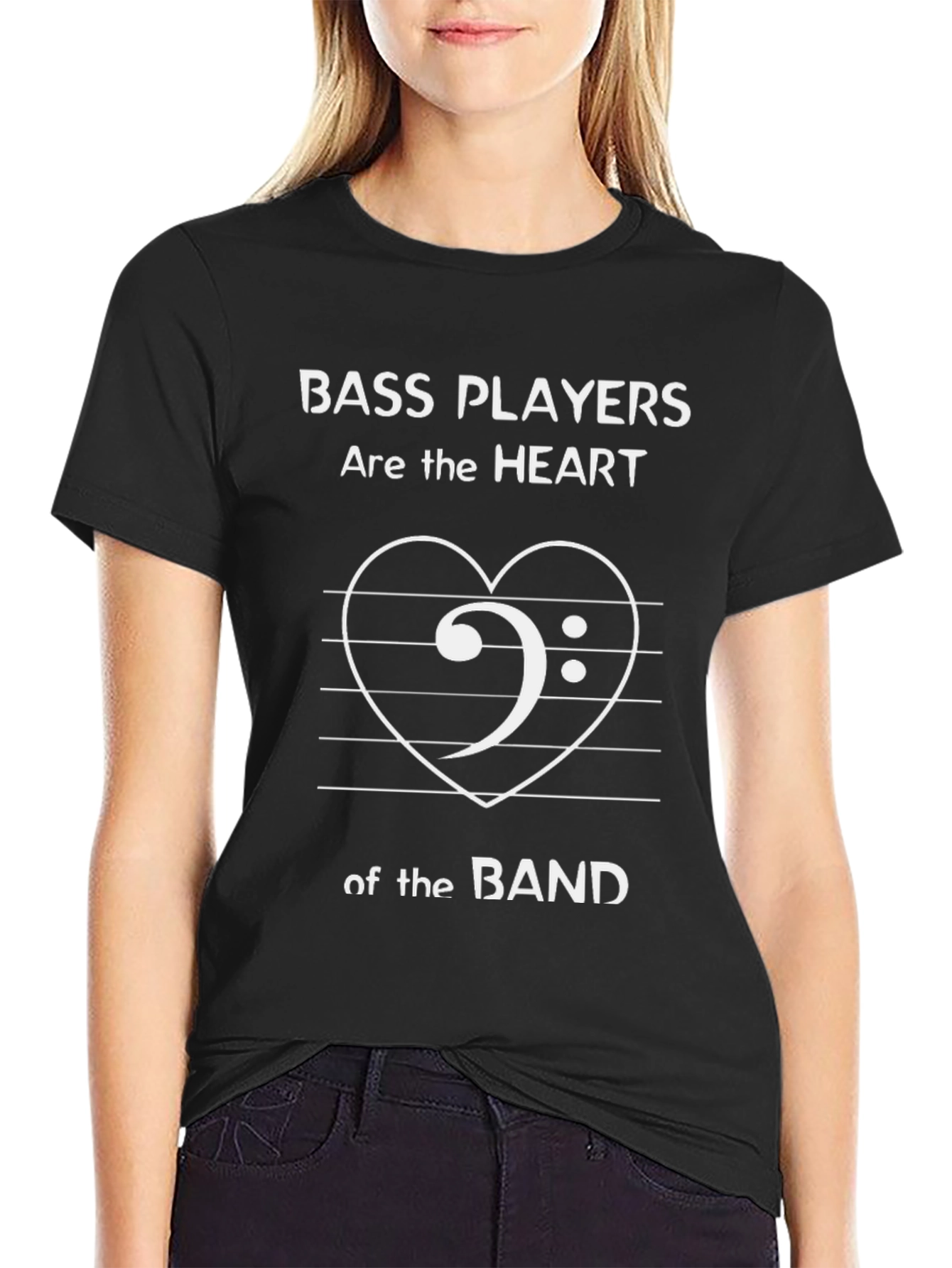 Bass Players are the Heart of the Band T-Shirt