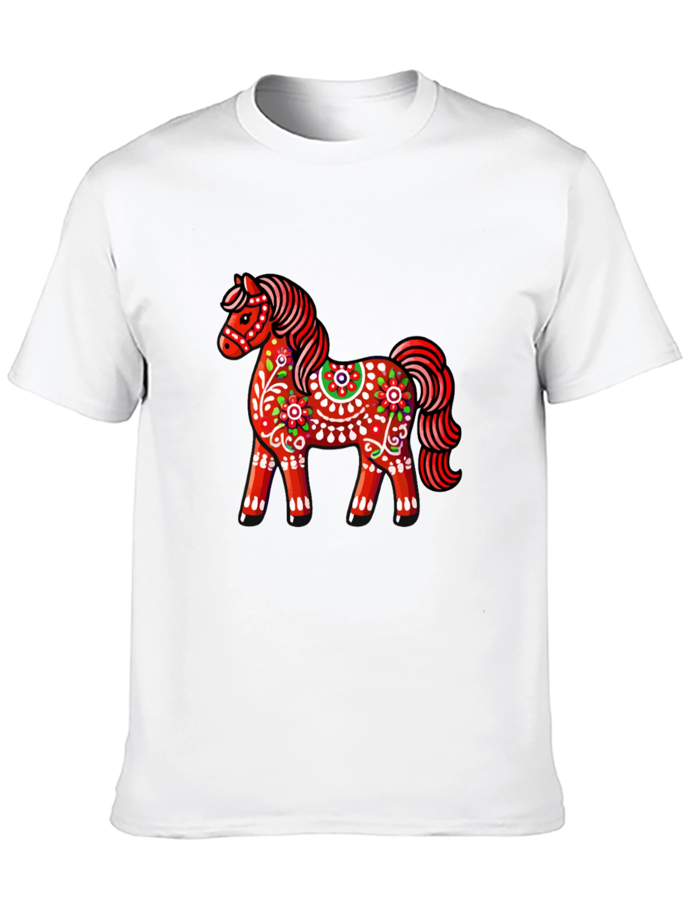 Dalecarlian Horse Graphic Tee - Black