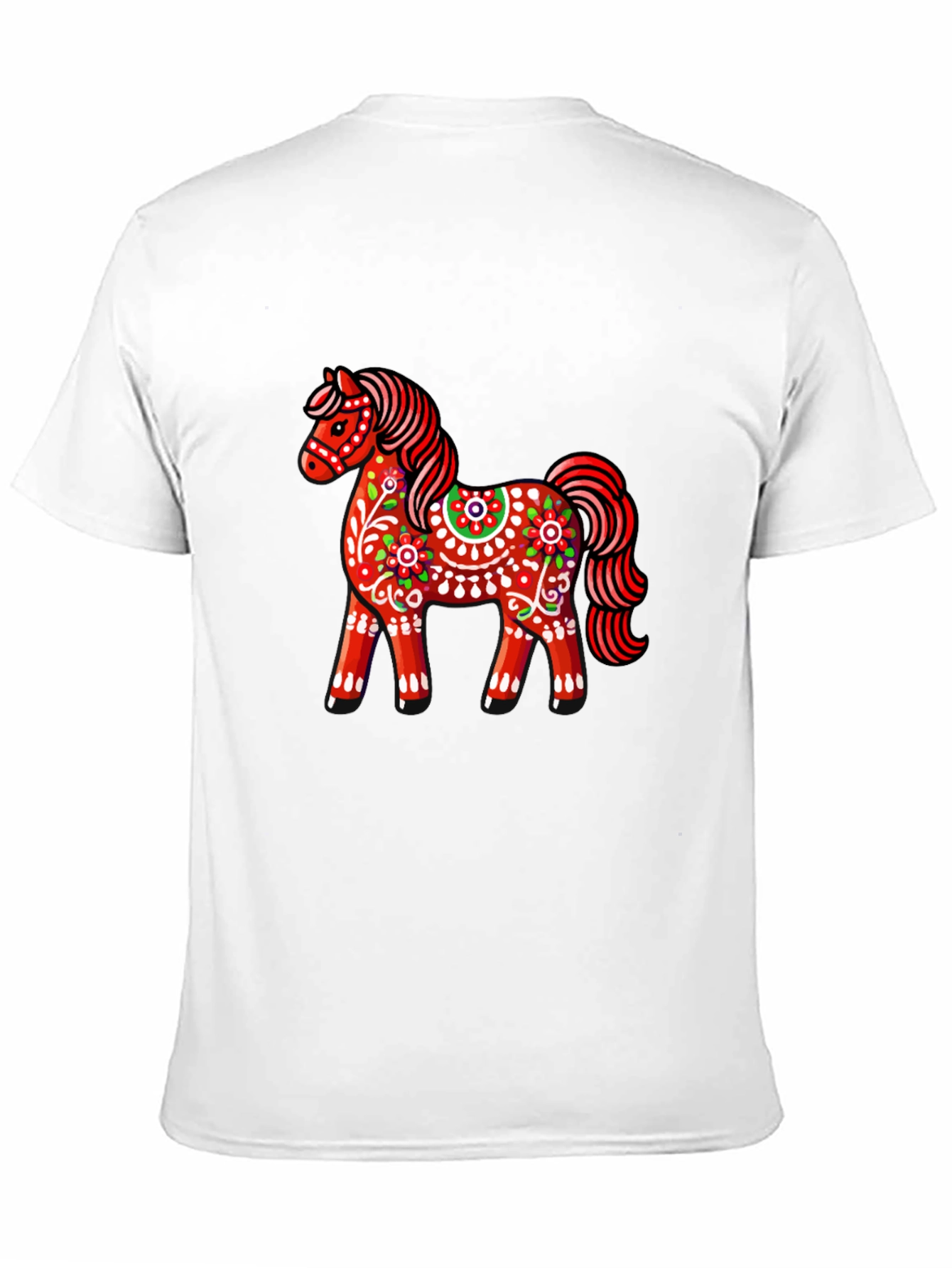 Dalecarlian Horse Graphic Tee - Black