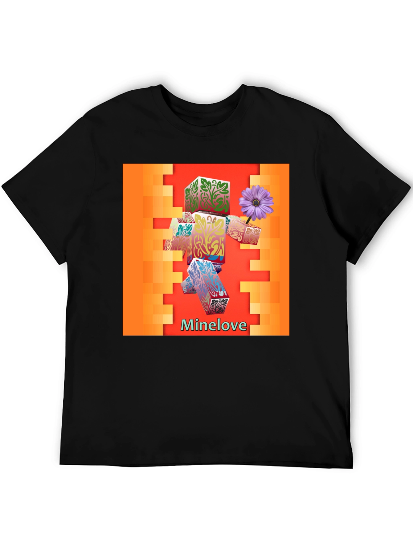 Minecraft Love Graphic T-Shirt