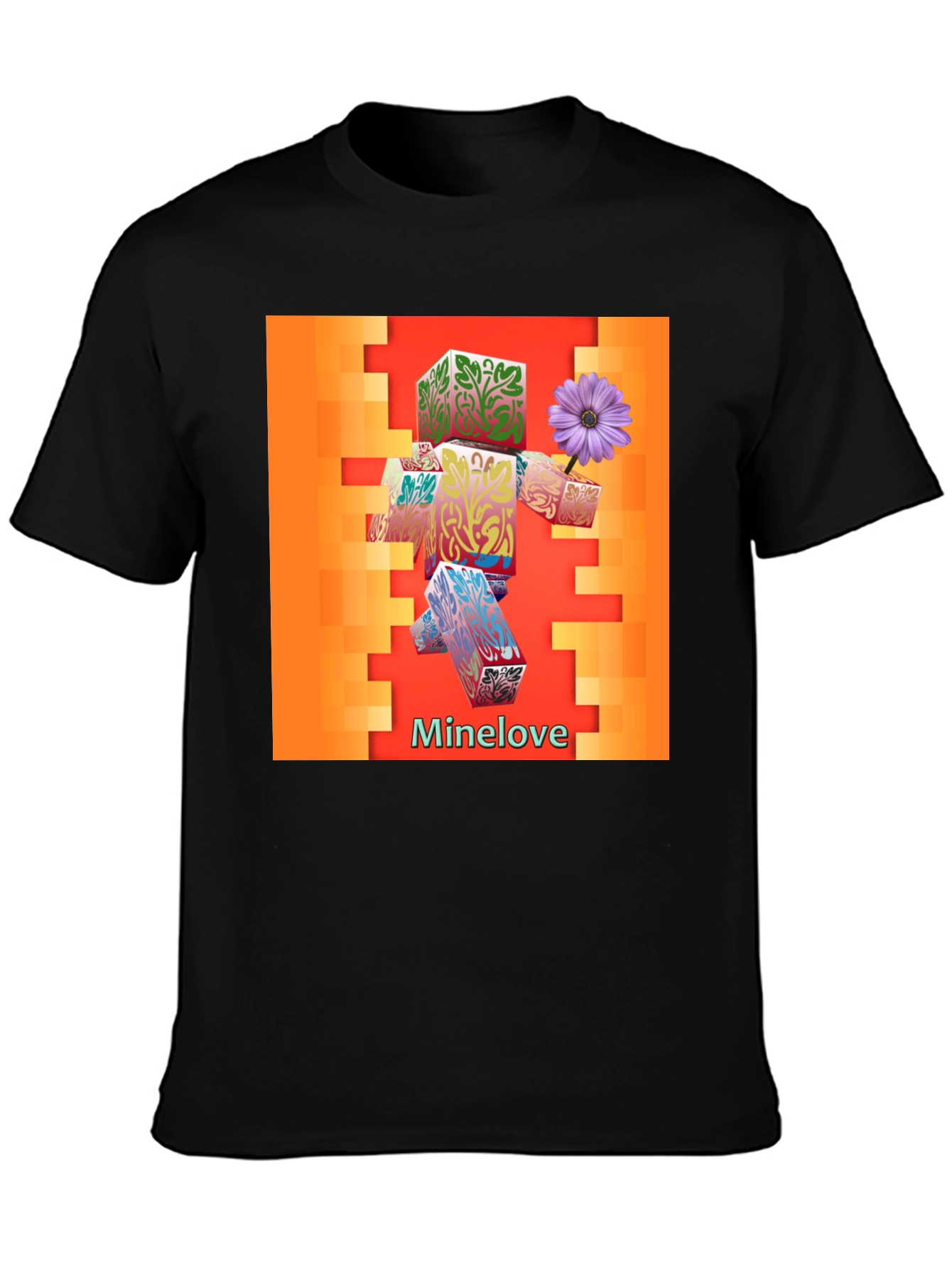 Minecraft Love Graphic T-Shirt
