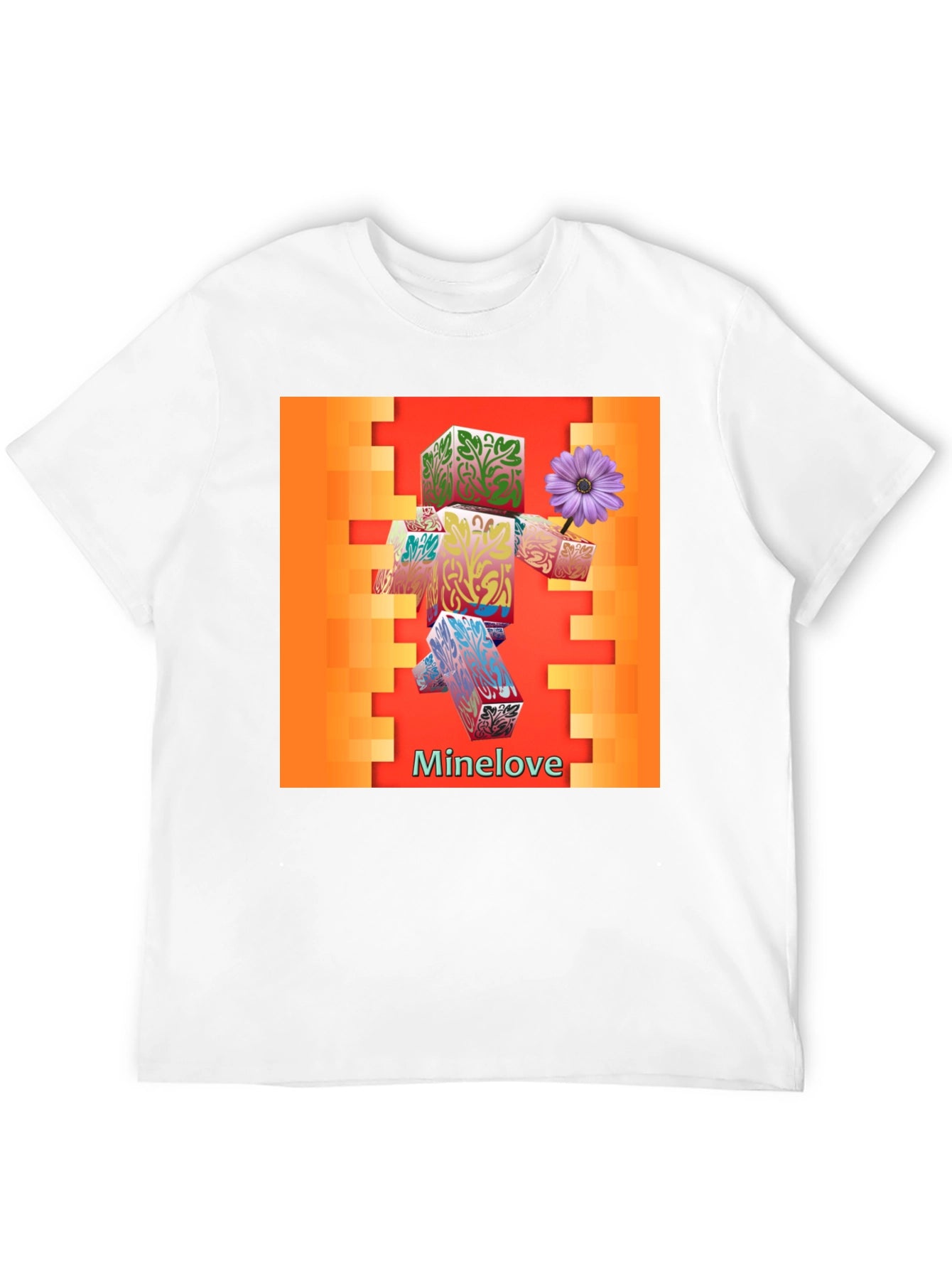 Minecraft Love Graphic T-Shirt