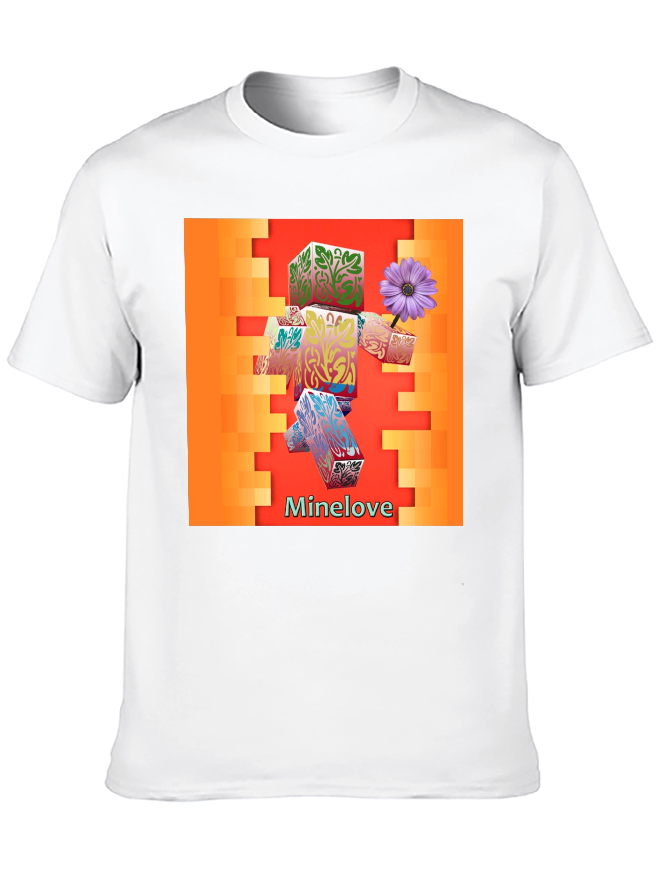Minecraft Love Graphic T-Shirt